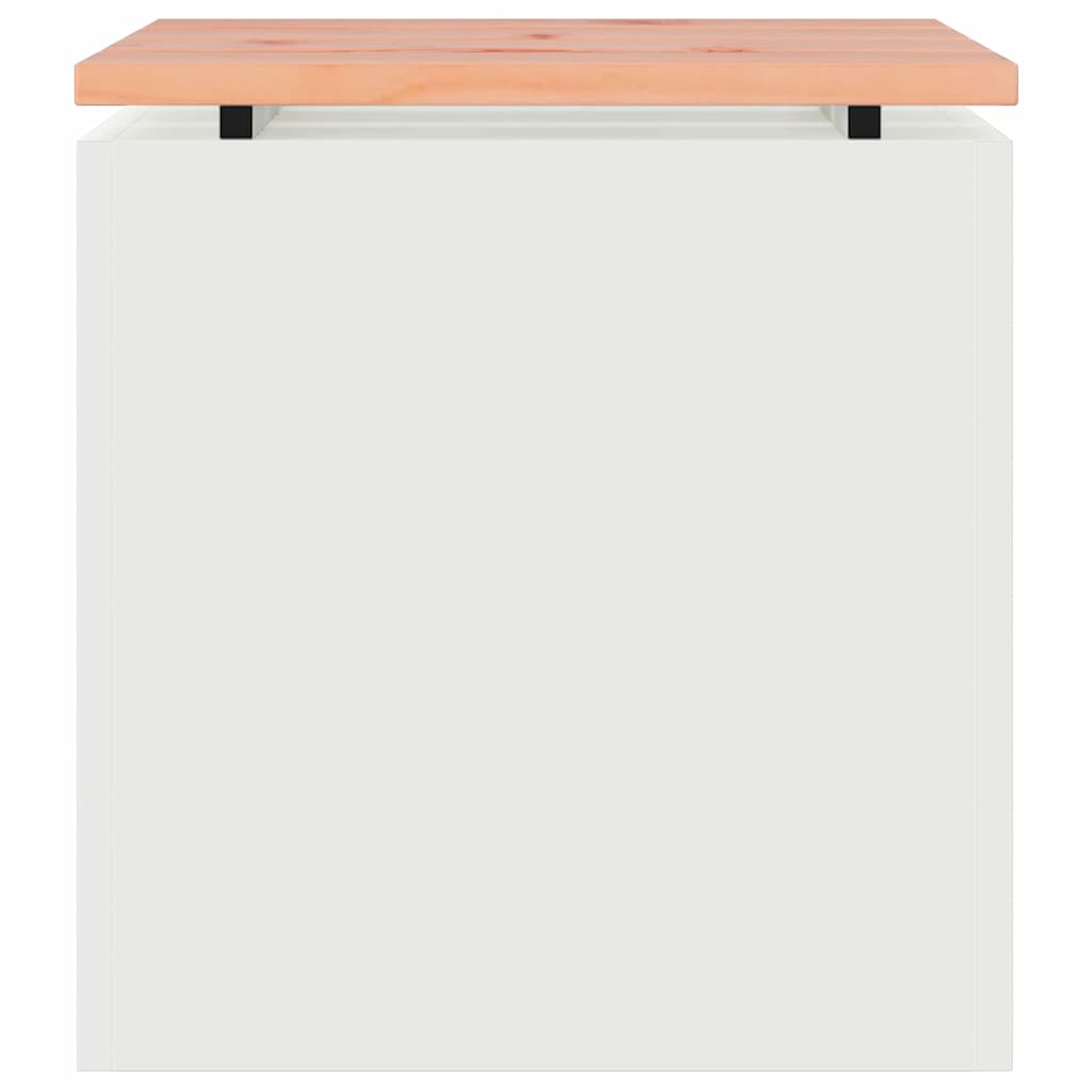 Tuinbank Wit 40 x 40 x 43 cm Staal is nu te koop bij PeponiXL, paradijselijk wonen!