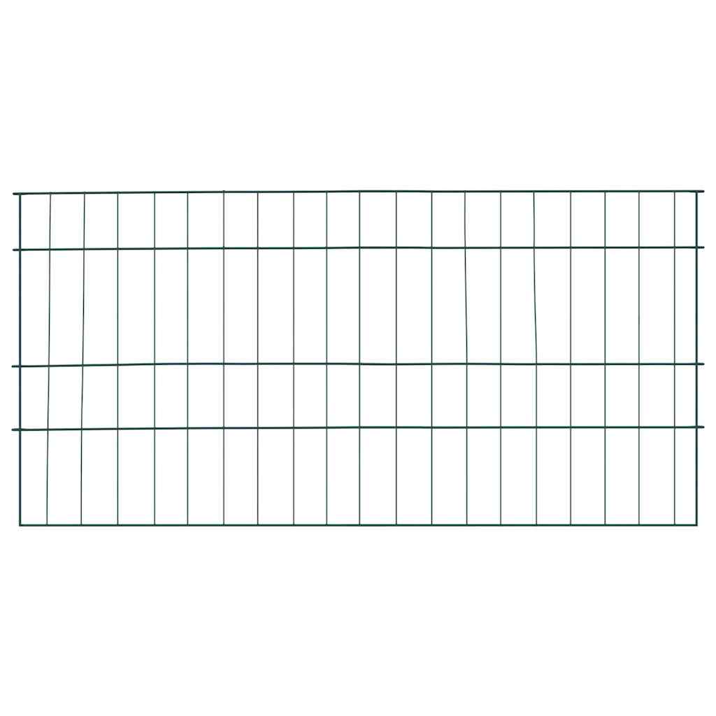 Vijverhekken Set 5 pcs Groen 100 x 50 cm Staal is nu te koop bij PeponiXL, paradijselijk wonen!