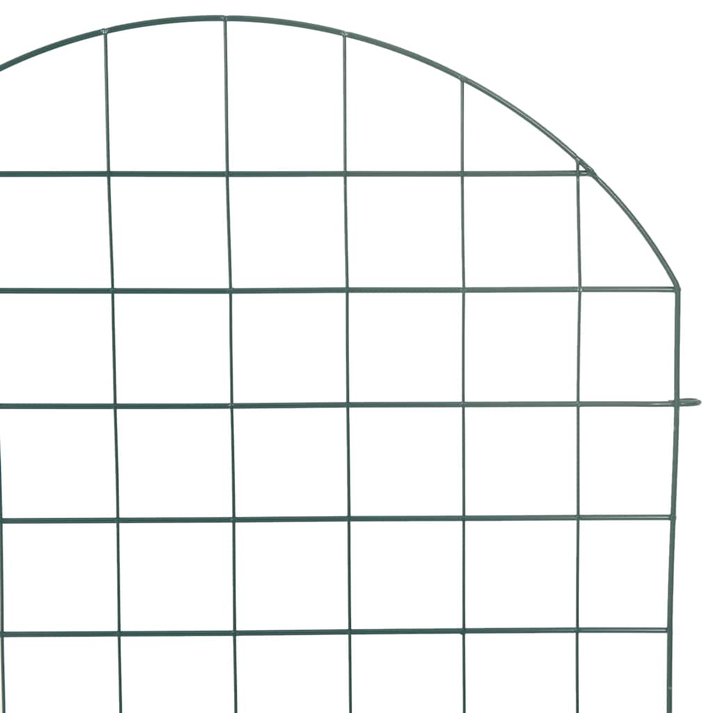 Vijverhekken Set 8 pcs Groen 50 x 80 cm Staal is nu te koop bij PeponiXL, paradijselijk wonen!