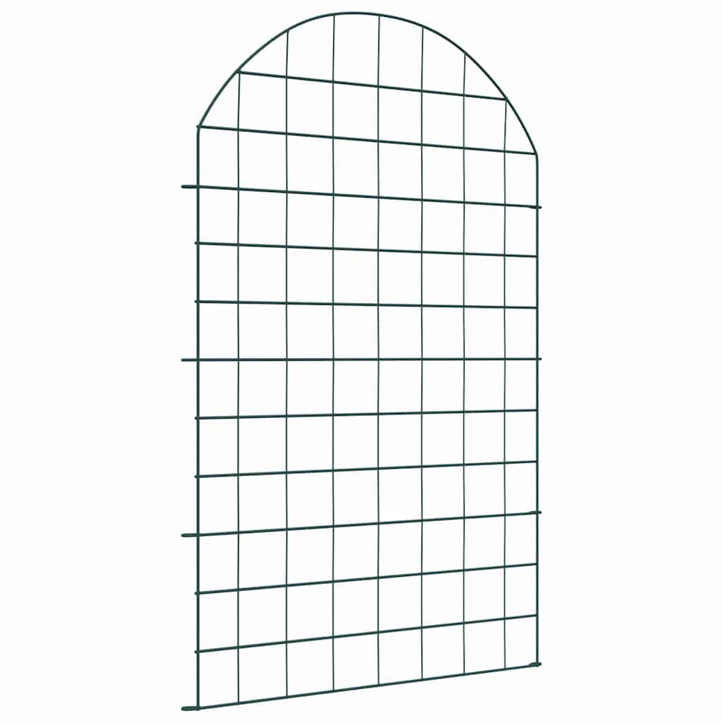 Vijverhekken Set 8 pcs Groen 50 x 80 cm Staal is nu te koop bij PeponiXL, paradijselijk wonen!