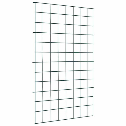 Vijverhekken Set 8 pcs Groen 50 x 80 cm Staal is nu te koop bij PeponiXL, paradijselijk wonen!