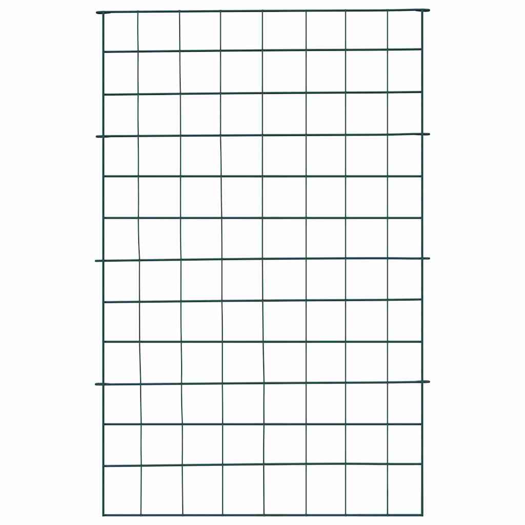 Vijverhekken Set 8 pcs Groen 50 x 80 cm Staal is nu te koop bij PeponiXL, paradijselijk wonen!
