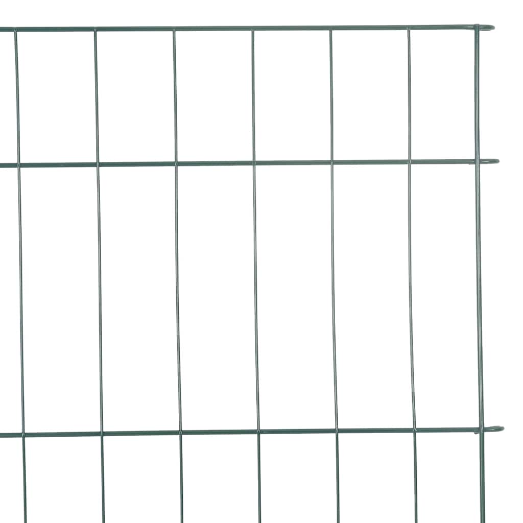 Vijverhekken Set 8 pcs Groen 50 x 80 cm Staal is nu te koop bij PeponiXL, paradijselijk wonen!