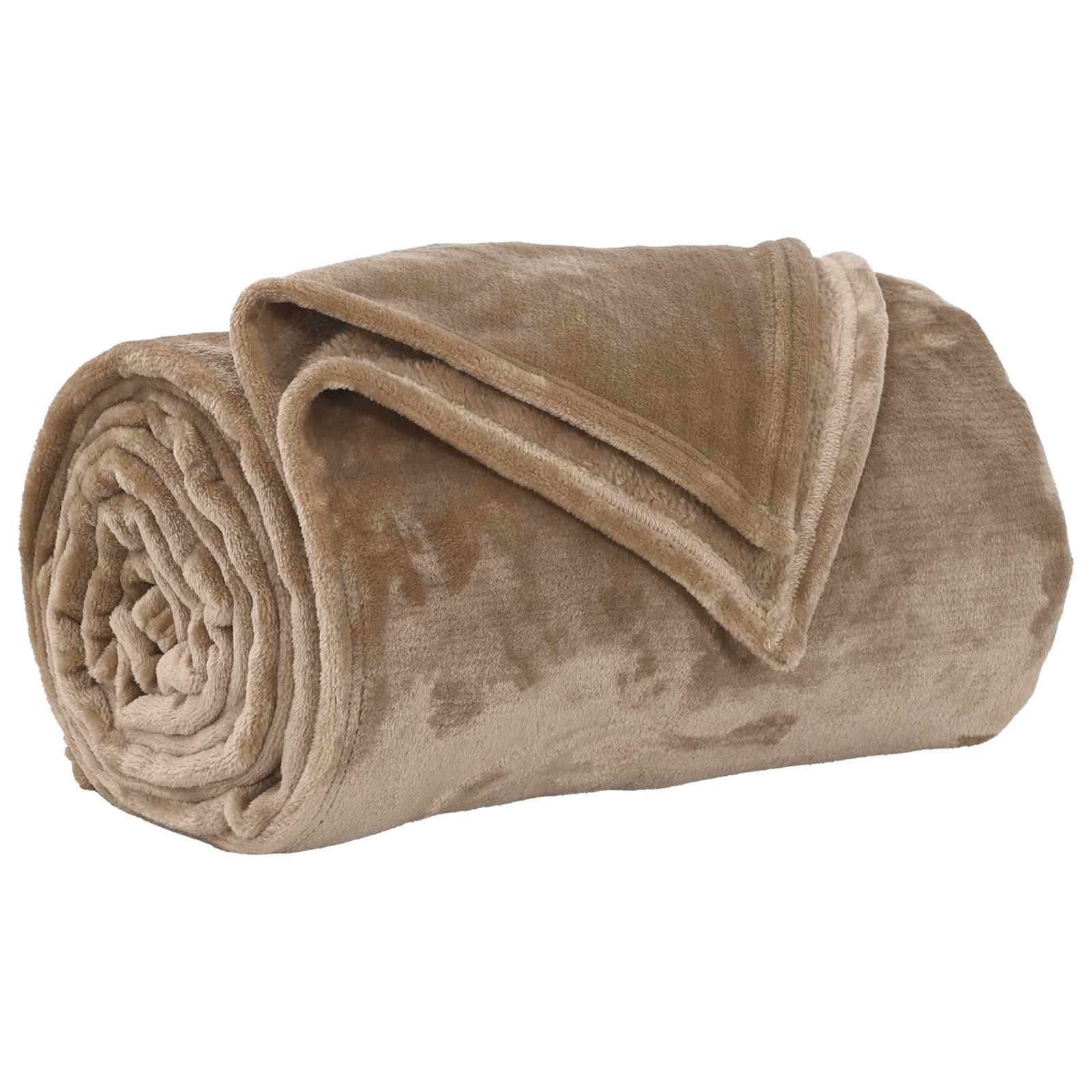 Gooi Deken Kameel 220 x 240 cm Fleece is nu te koop bij PeponiXL, paradijselijk wonen!