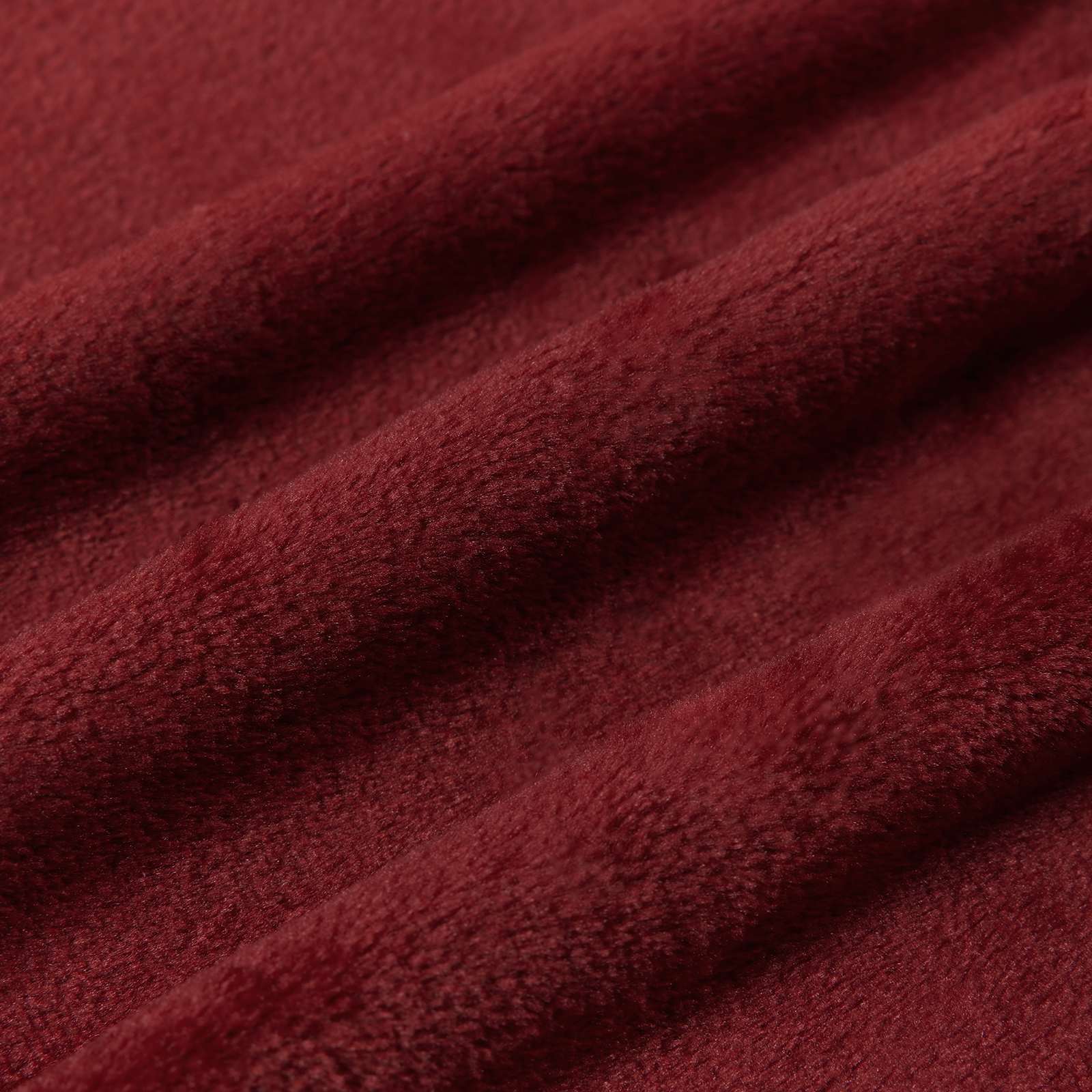 Gooi Deken Bordeaux Rood 220 x 240 cm Fleece is nu te koop bij PeponiXL, paradijselijk wonen!
