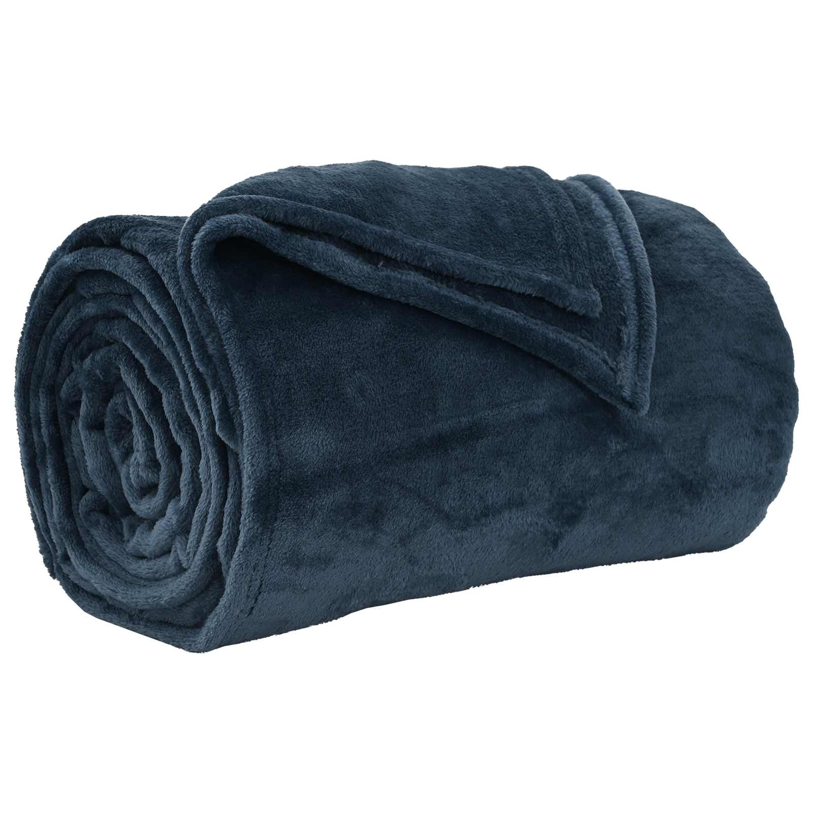 Kleden 6 pcs Marineblauw 240 x 270 cm Fleece is nu te koop bij PeponiXL, paradijselijk wonen!