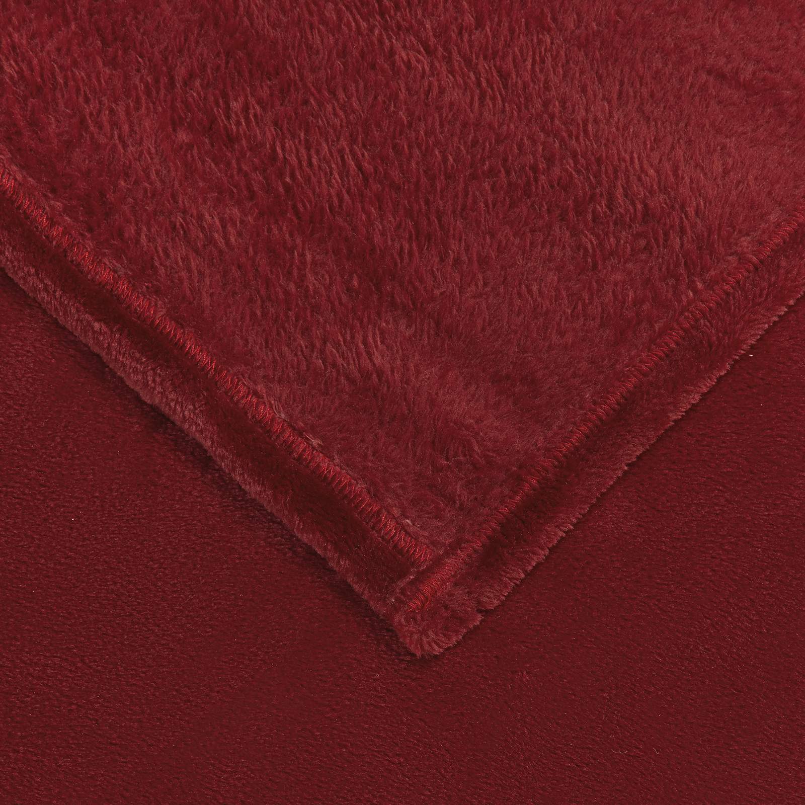 Kleden 6 pcs Bordeaux Rood 240 x 270 cm Fleece is nu te koop bij PeponiXL, paradijselijk wonen!