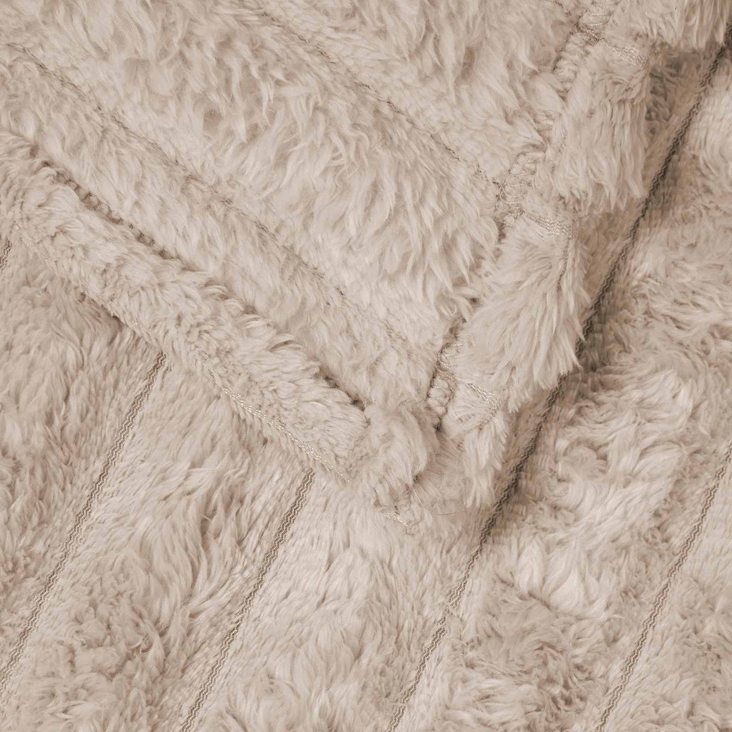 Gooi Deken Beige 240 x 220 cm Fleece is nu te koop bij PeponiXL, paradijselijk wonen!