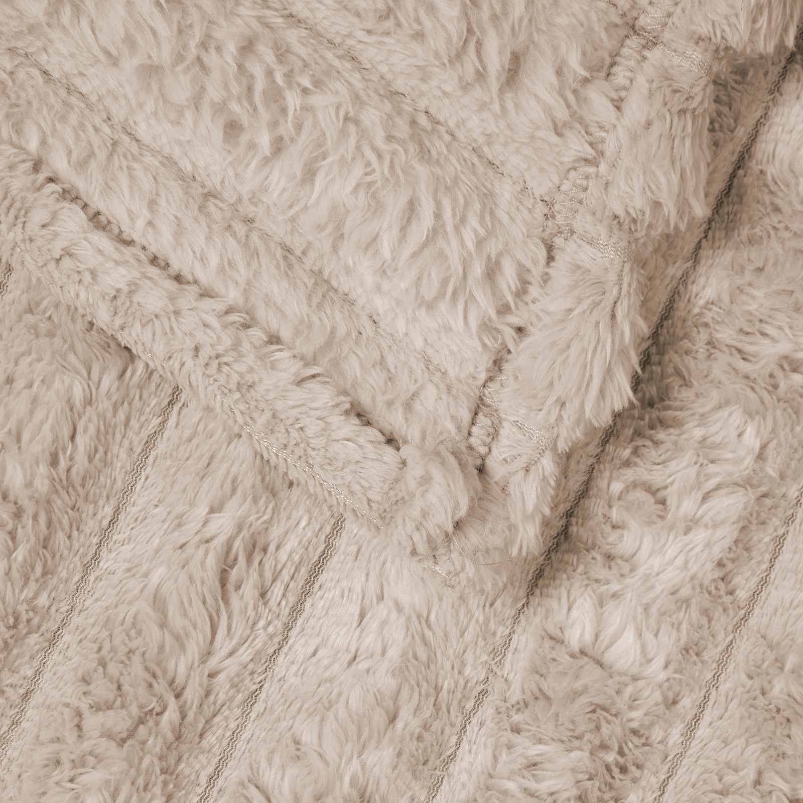 Gooi Deken Beige 240 x 220 cm Fleece is nu te koop bij PeponiXL, paradijselijk wonen!