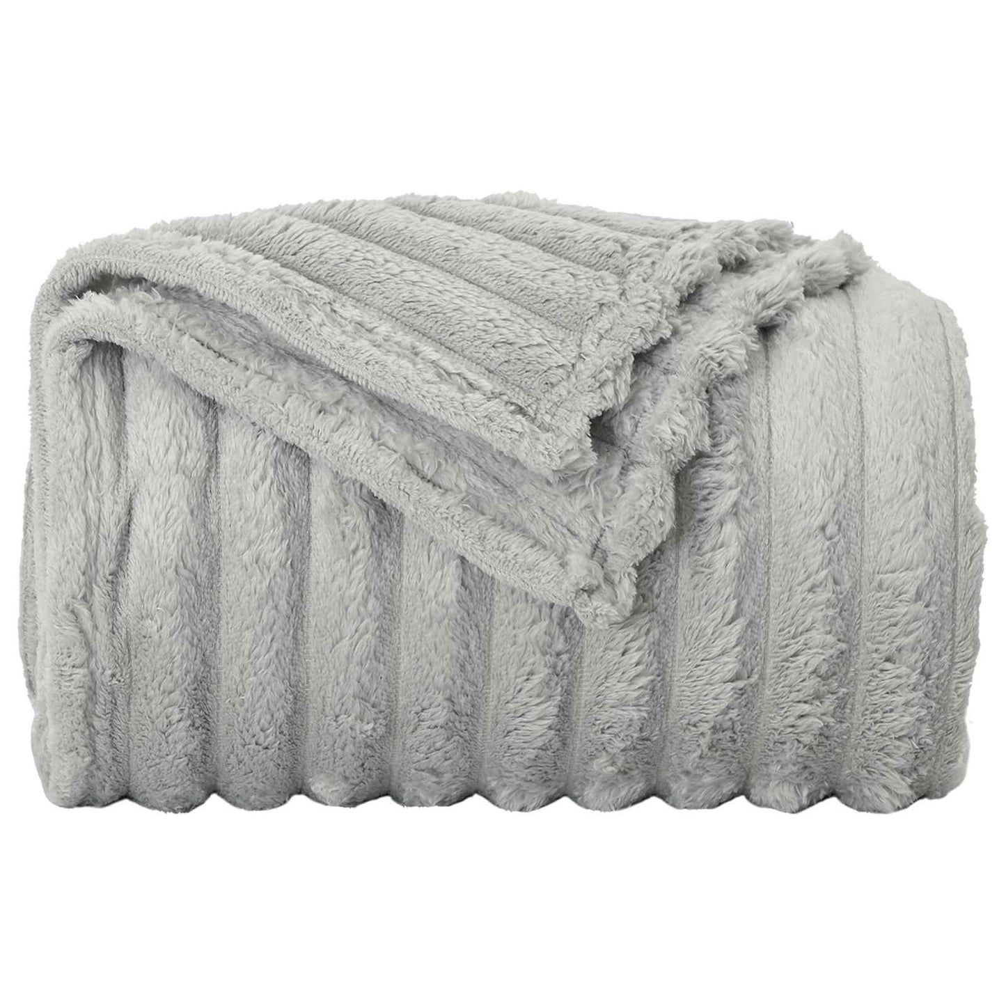 Gooi Deken Grijs 270 x 240 cm Fleece is nu te koop bij PeponiXL, paradijselijk wonen!