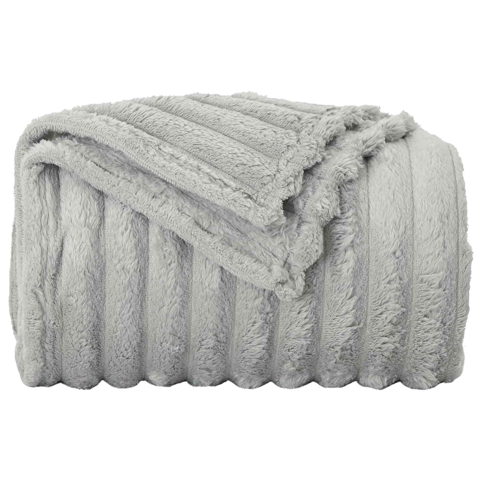 Gooi Deken Grijs 270 x 240 cm Fleece is nu te koop bij PeponiXL, paradijselijk wonen!