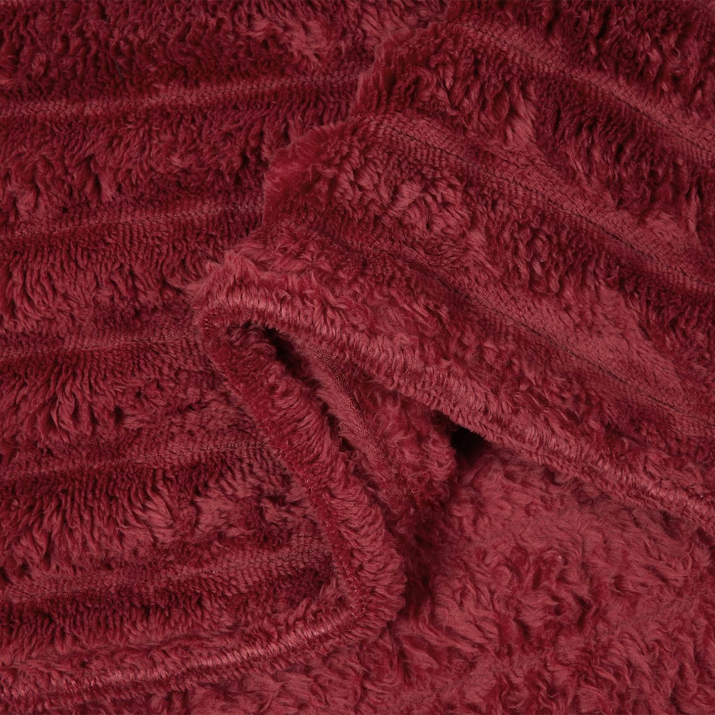 Gooi Deken Bordeaux Rood 150 x 130 cm Fleece is nu te koop bij PeponiXL, paradijselijk wonen!