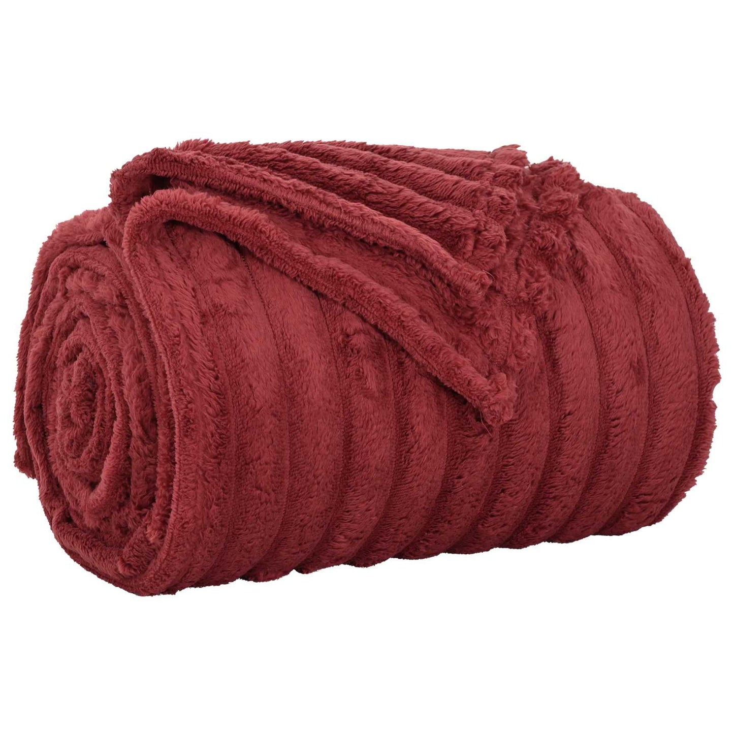 Gooi Deken Bordeaux Rood 150 x 130 cm Fleece is nu te koop bij PeponiXL, paradijselijk wonen!