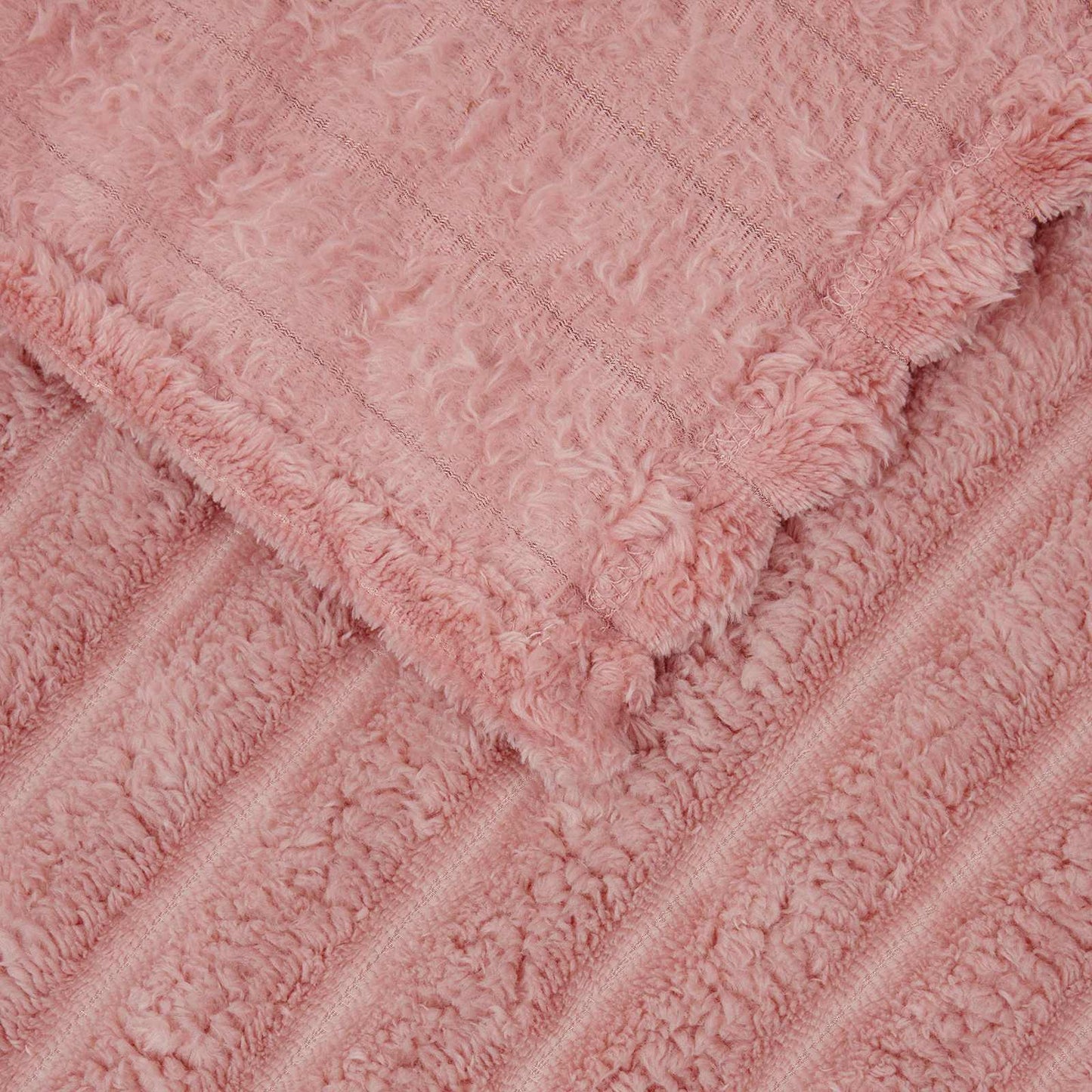 Gooi Deken Roze 240 x 220 cm Fleece is nu te koop bij PeponiXL, paradijselijk wonen!