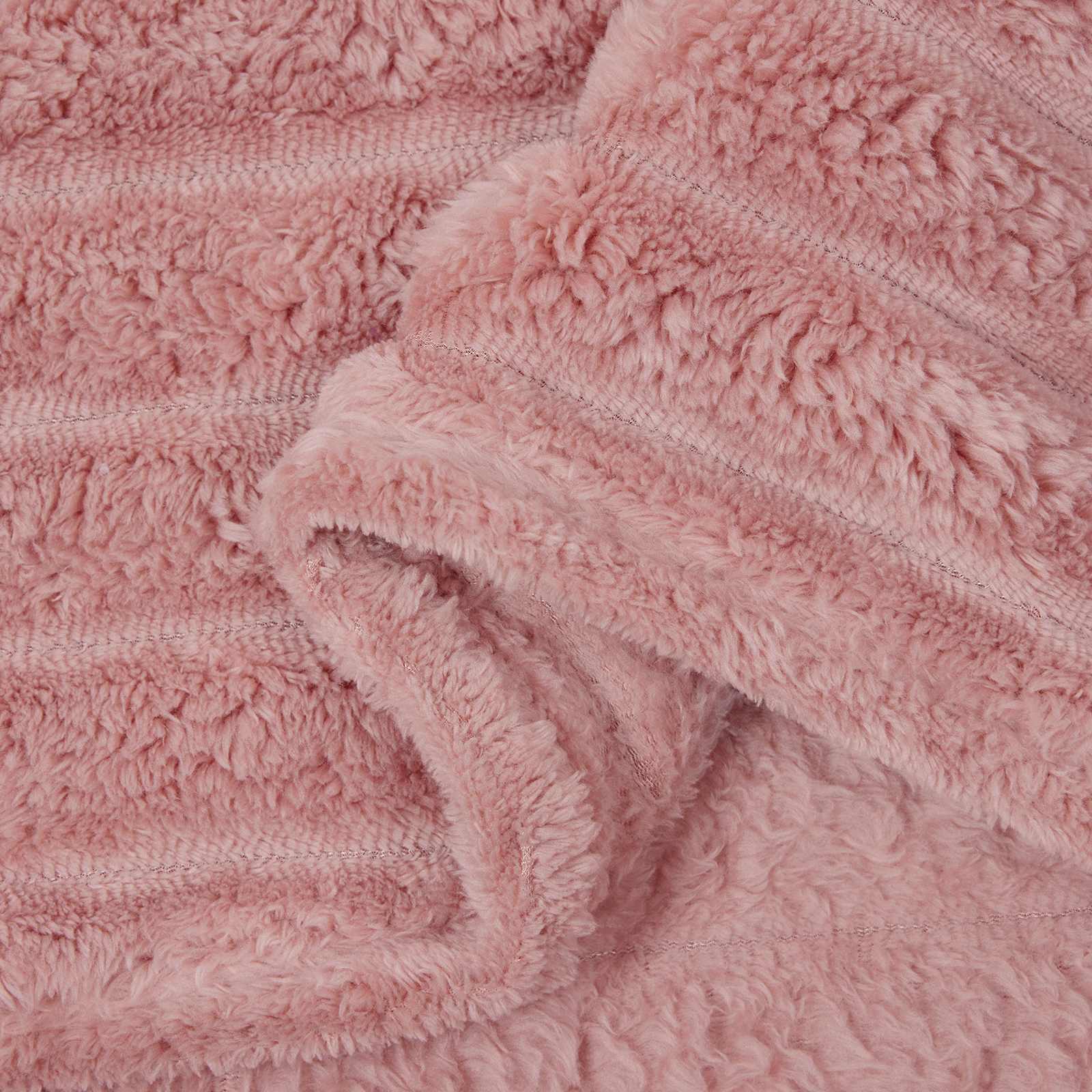 Gooi Deken Roze 240 x 220 cm Fleece is nu te koop bij PeponiXL, paradijselijk wonen!