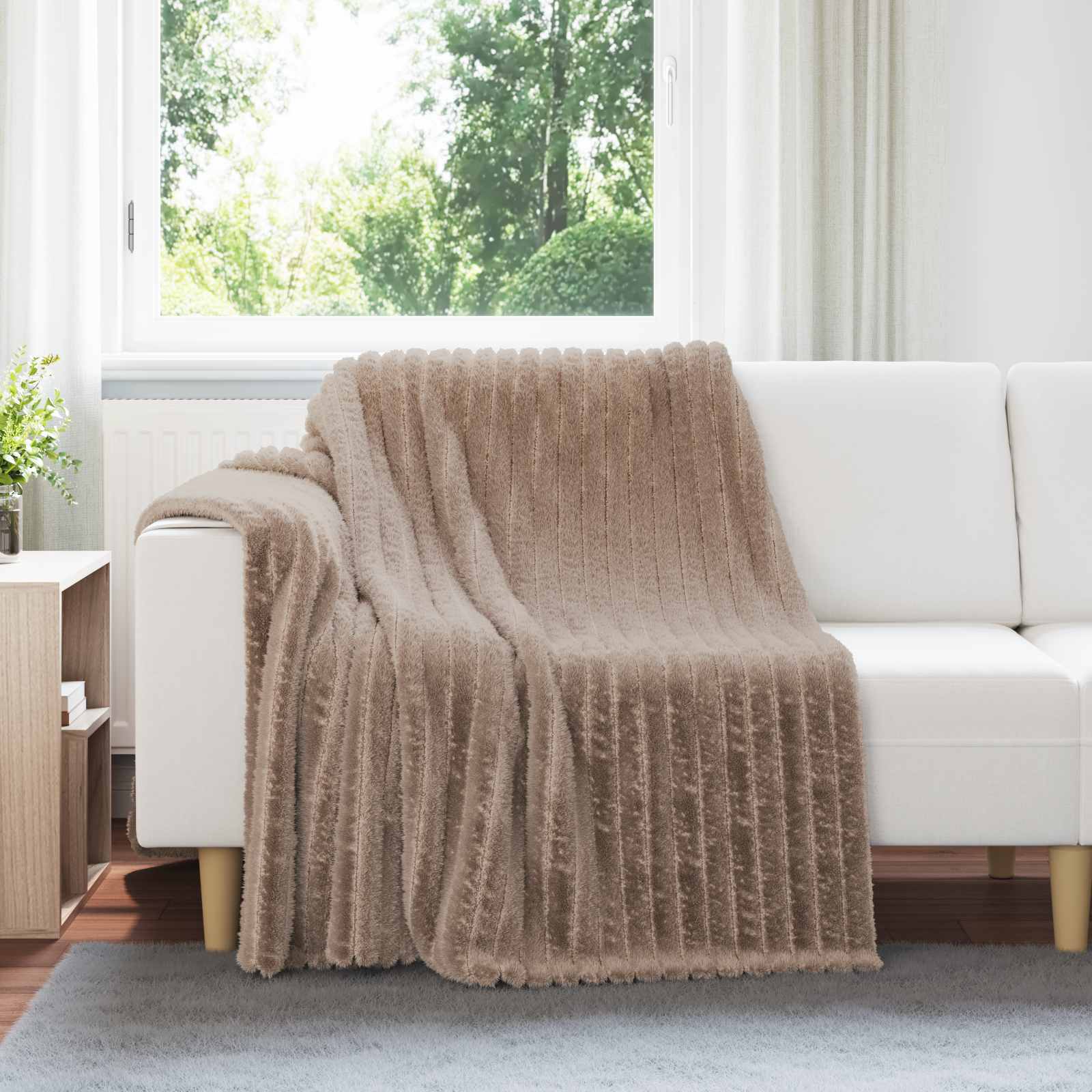Kleden 6 pcs Kameel 200 x 150 cm Fleece is nu te koop bij PeponiXL, paradijselijk wonen!