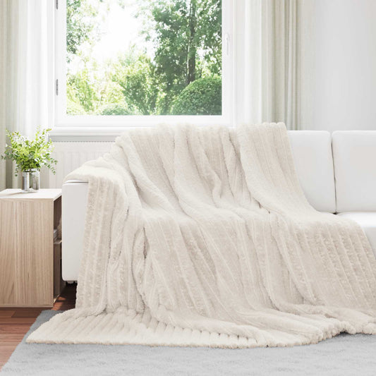 Kleden 6 pcs Crème 240 x 220 cm Fleece is nu te koop bij PeponiXL, paradijselijk wonen!