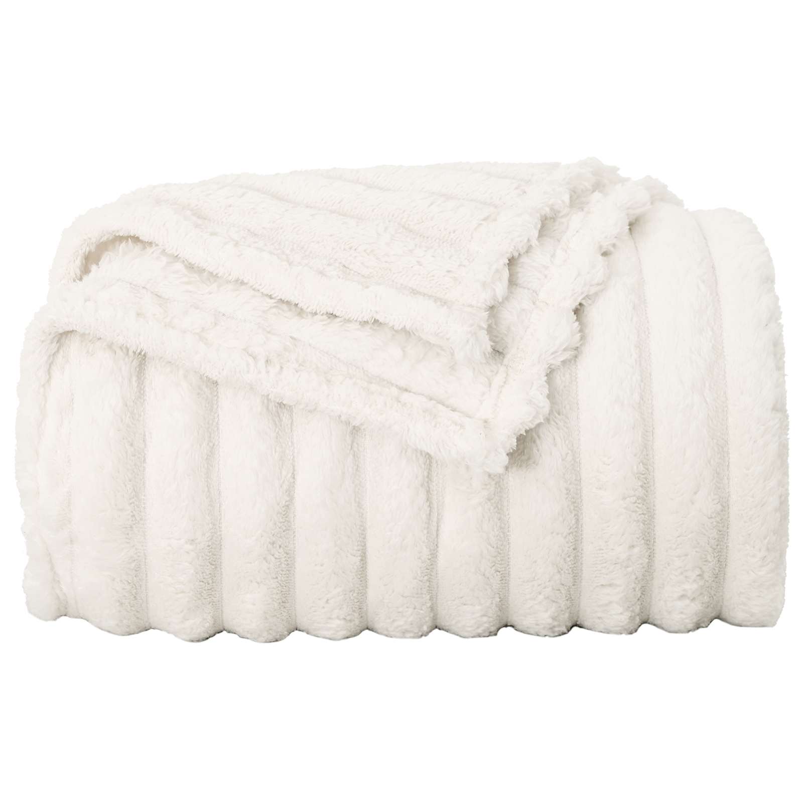 Kleden 6 pcs Crème 240 x 220 cm Fleece is nu te koop bij PeponiXL, paradijselijk wonen!
