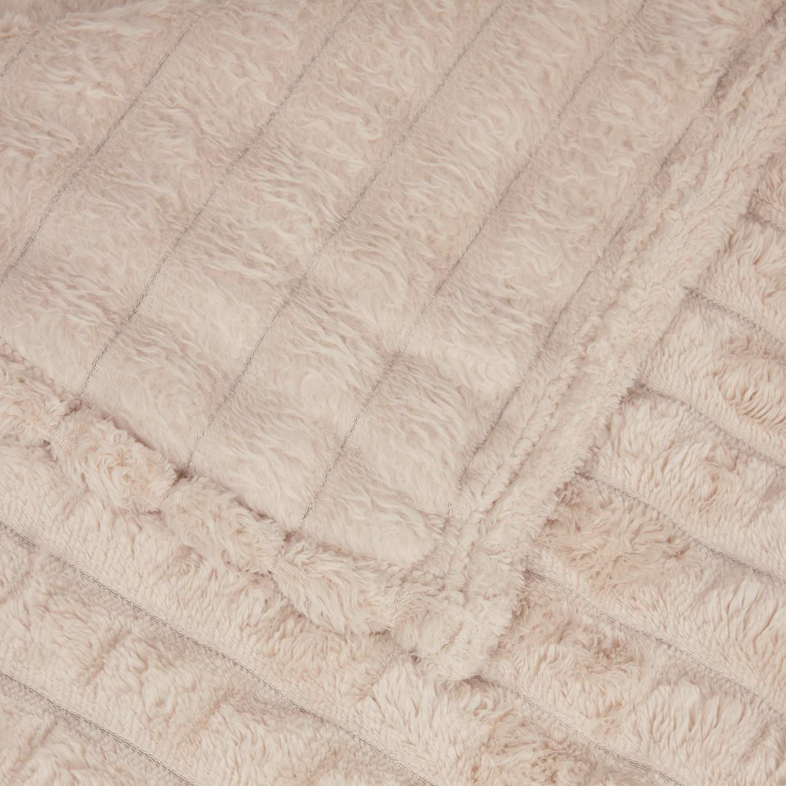 Gooi Deken Beige 150 x 130 cm Fleece is nu te koop bij PeponiXL, paradijselijk wonen!