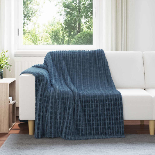 Gooi Deken Marineblauw 200 x 150 cm Fleece is nu te koop bij PeponiXL, paradijselijk wonen!