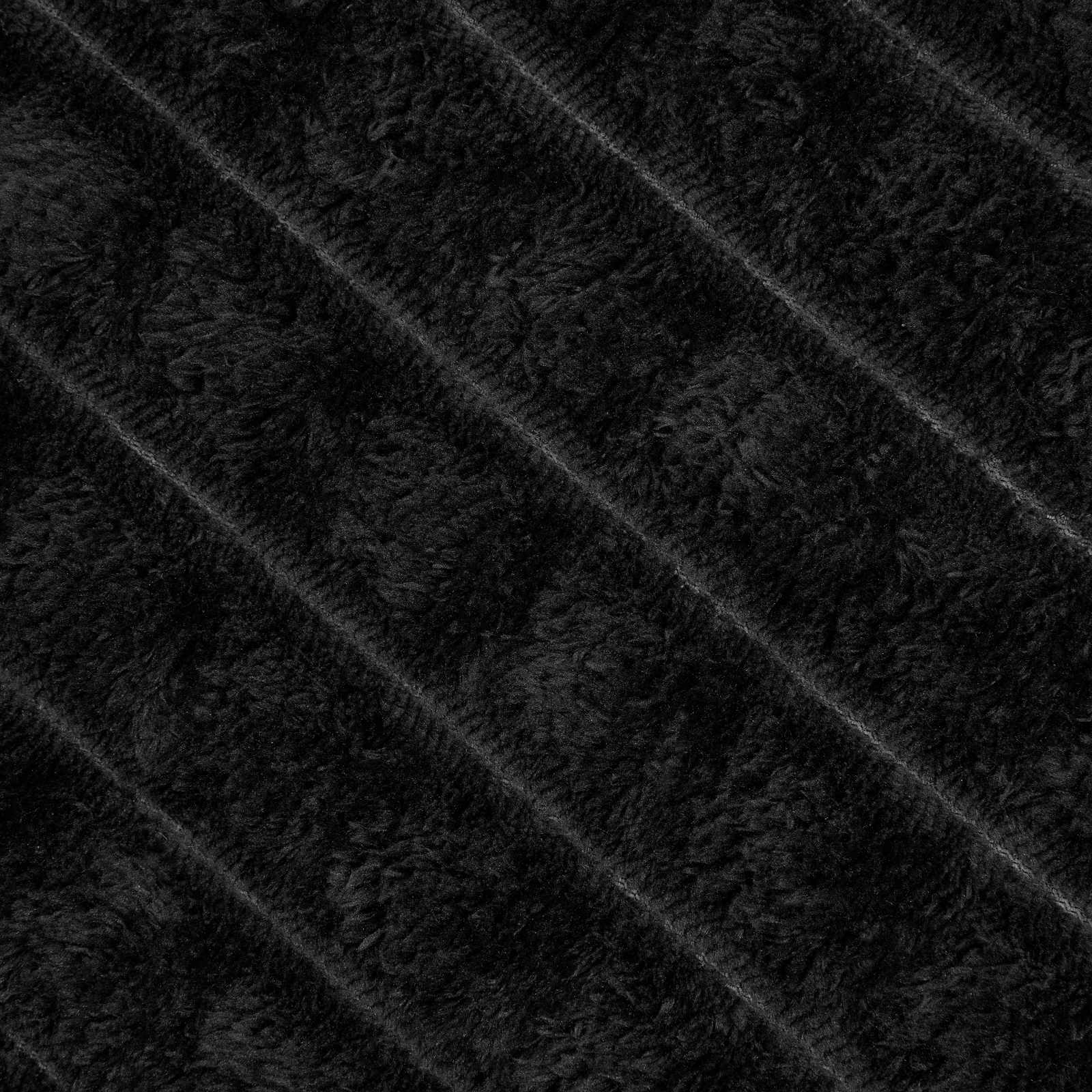 Gooi Deken Zwart 270 x 240 cm Fleece is nu te koop bij PeponiXL, paradijselijk wonen!
