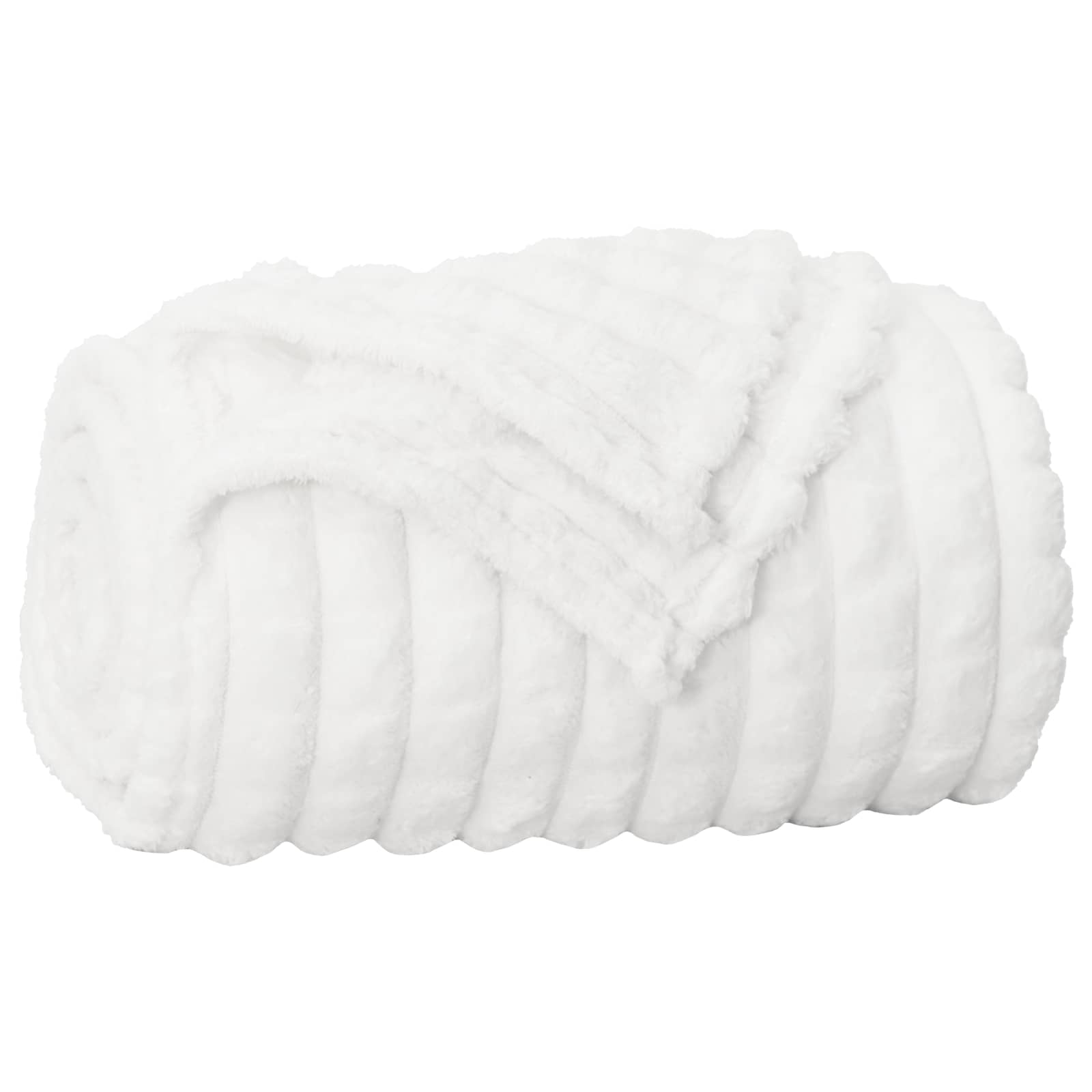 Gooi Deken Wit 150 x 130 cm Fleece is nu te koop bij PeponiXL, paradijselijk wonen!