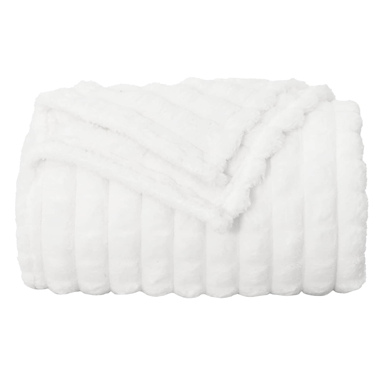 Gooi Deken Wit 200 x 150 cm Fleece is nu te koop bij PeponiXL, paradijselijk wonen!