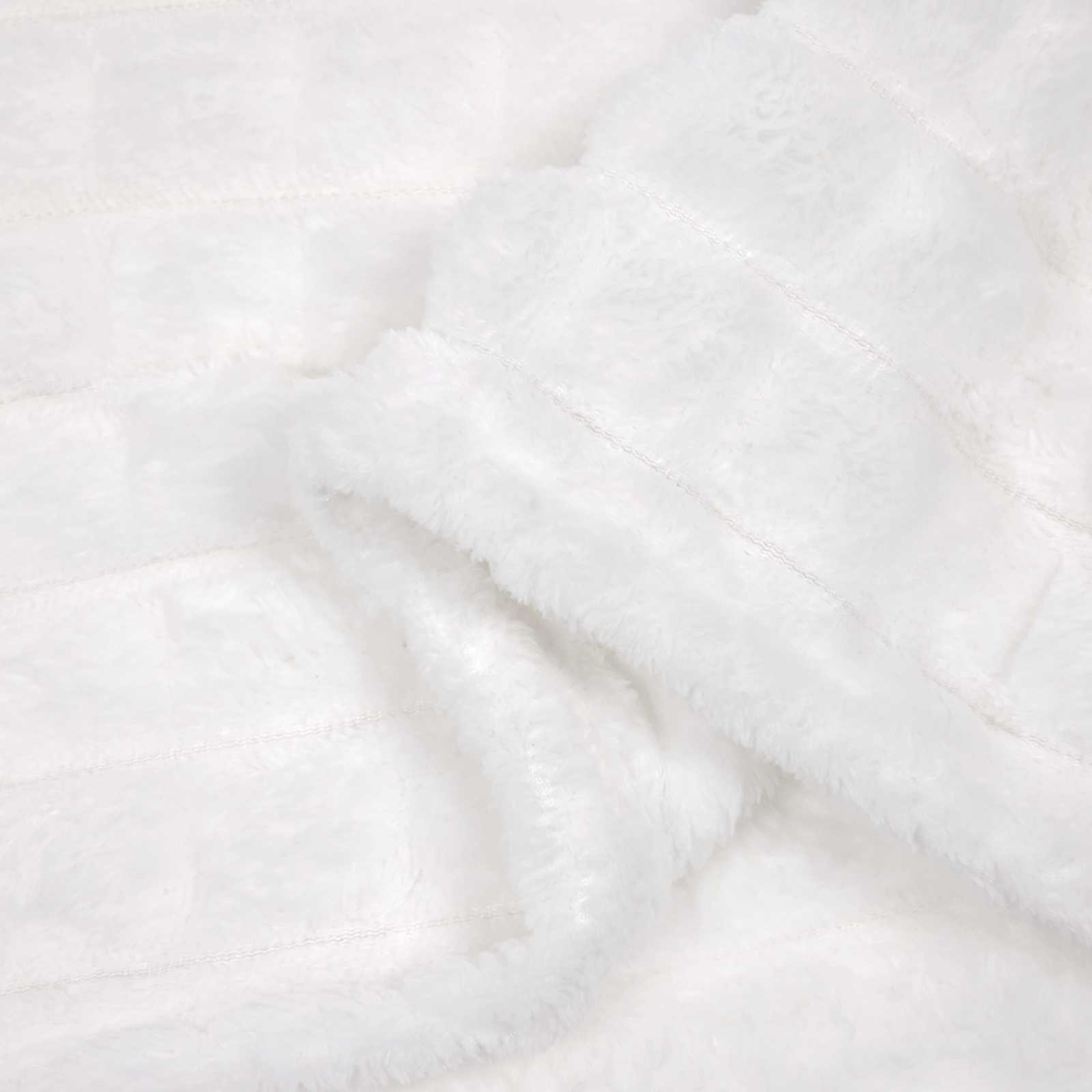 Gooi Deken Wit 240 x 220 cm Fleece is nu te koop bij PeponiXL, paradijselijk wonen!
