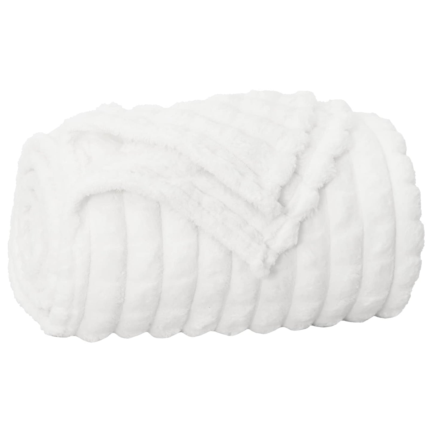 Gooi Deken Wit 240 x 220 cm Fleece is nu te koop bij PeponiXL, paradijselijk wonen!