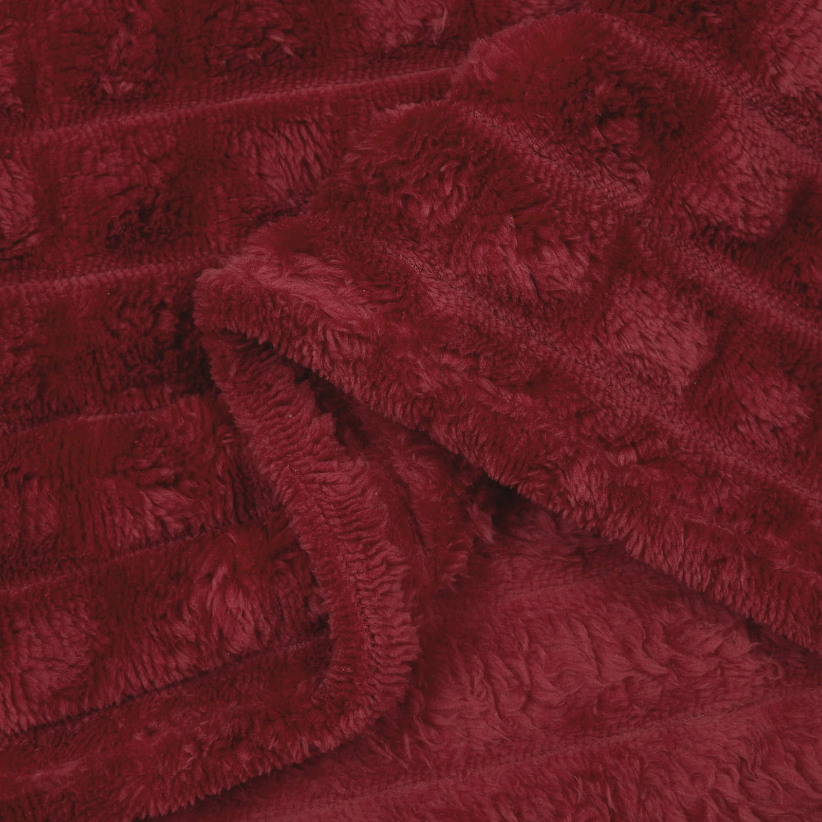 Gooi Deken Bordeaux Rood 270 x 240 cm Fleece is nu te koop bij PeponiXL, paradijselijk wonen!