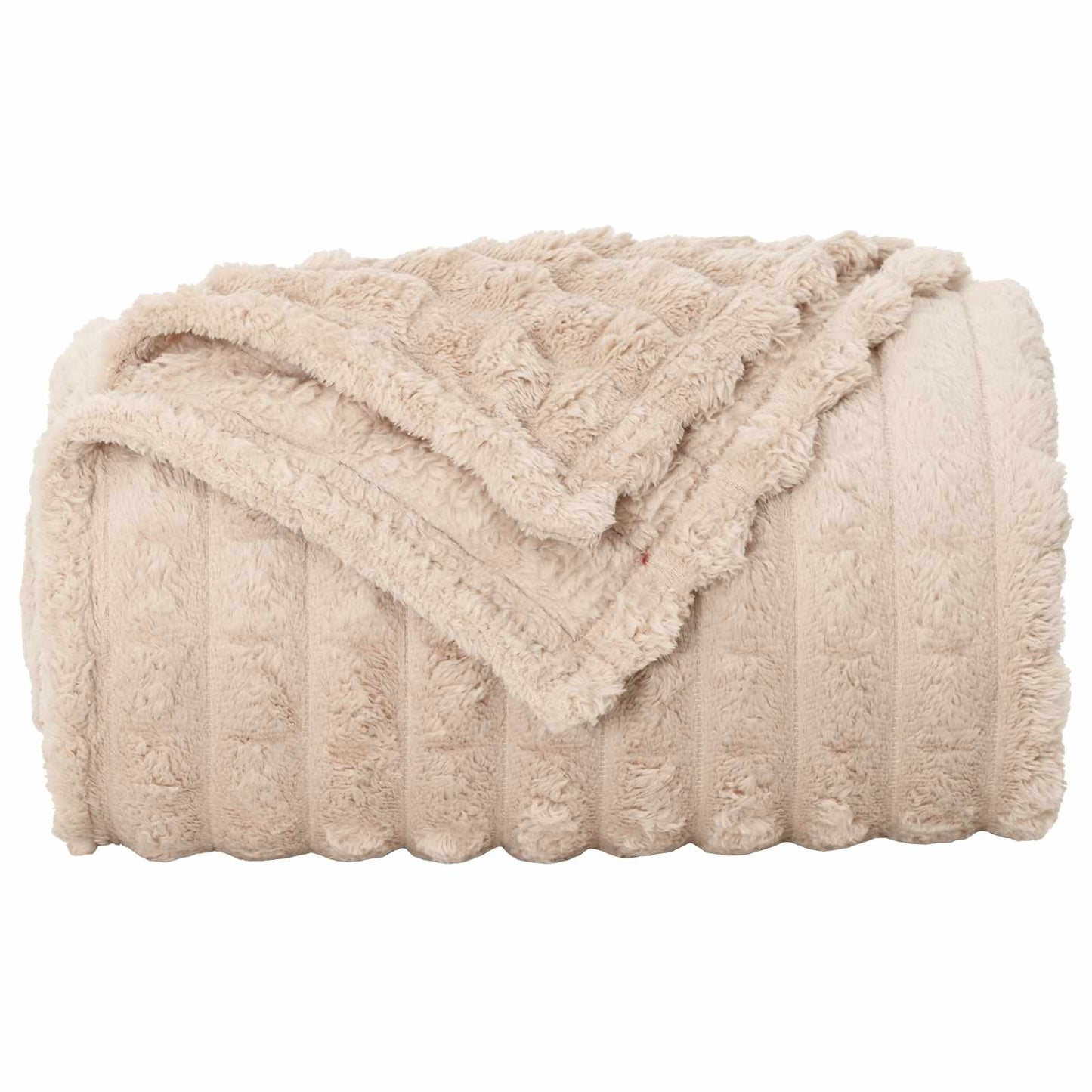 Kleden 6 pcs Beige 240 x 220 cm Fleece is nu te koop bij PeponiXL, paradijselijk wonen!