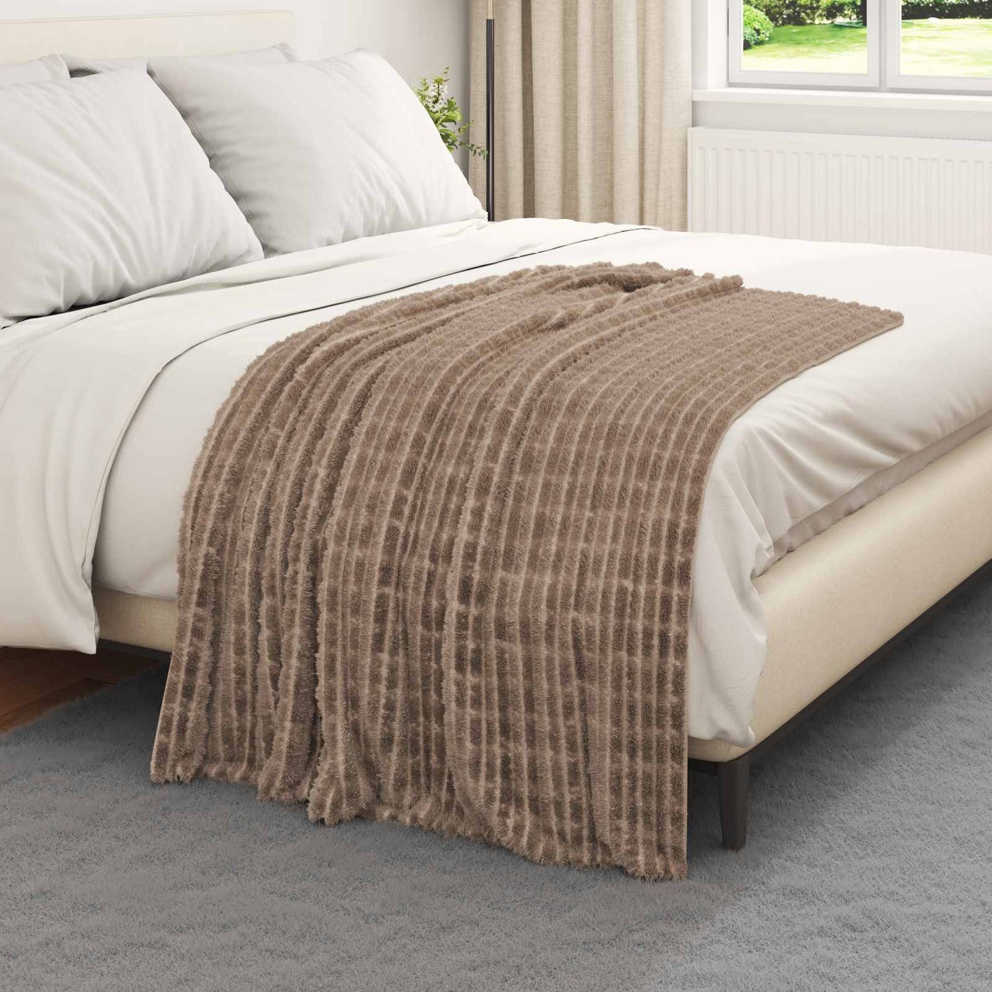 Kleden 6 pcs Kameel 150 x 130 cm Fleece is nu te koop bij PeponiXL, paradijselijk wonen!