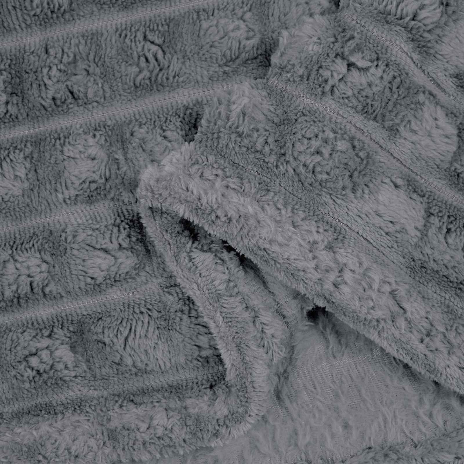 Kleden 6 pcs Donkergrijs 150 x 130 cm Fleece is nu te koop bij PeponiXL, paradijselijk wonen!