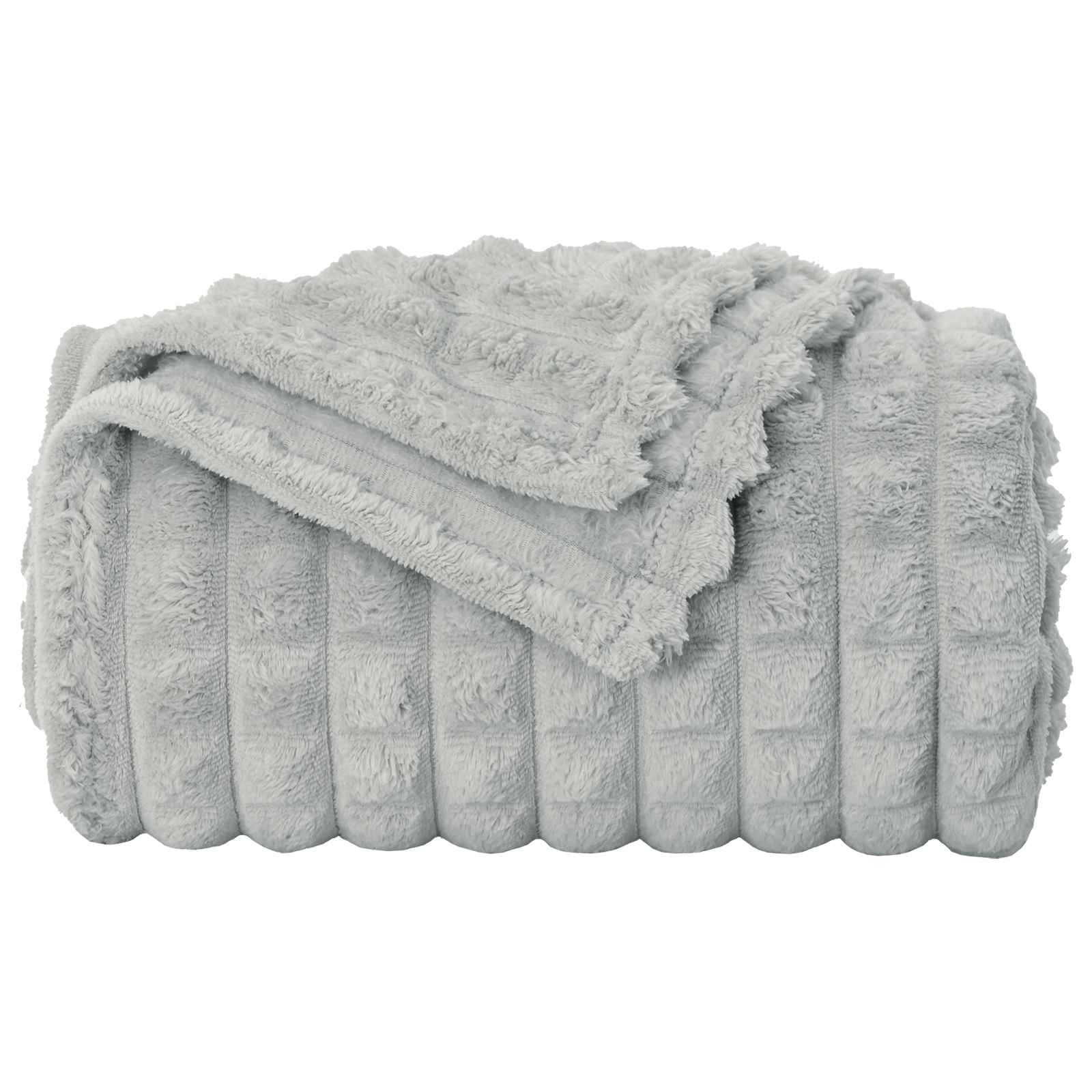Kleden 6 pcs Grijs 200 x 150 cm Fleece is nu te koop bij PeponiXL, paradijselijk wonen!