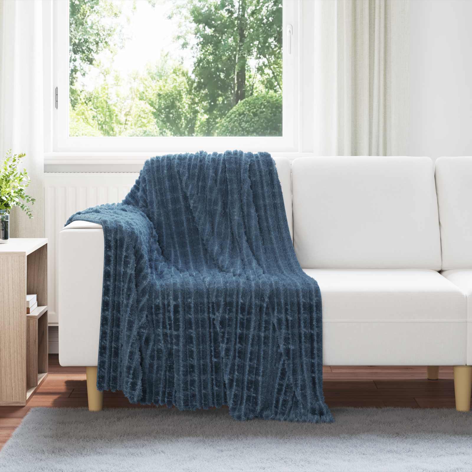 Kleden 6 pcs Marineblauw 150 x 130 cm Fleece is nu te koop bij PeponiXL, paradijselijk wonen!