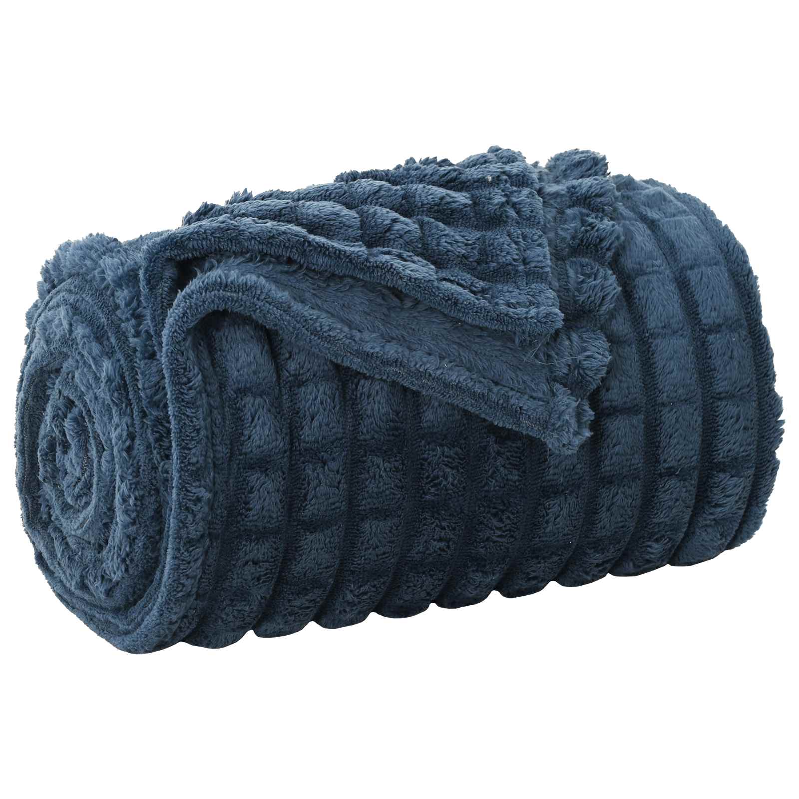 Kleden 6 pcs Marineblauw 200 x 150 cm Fleece is nu te koop bij PeponiXL, paradijselijk wonen!
