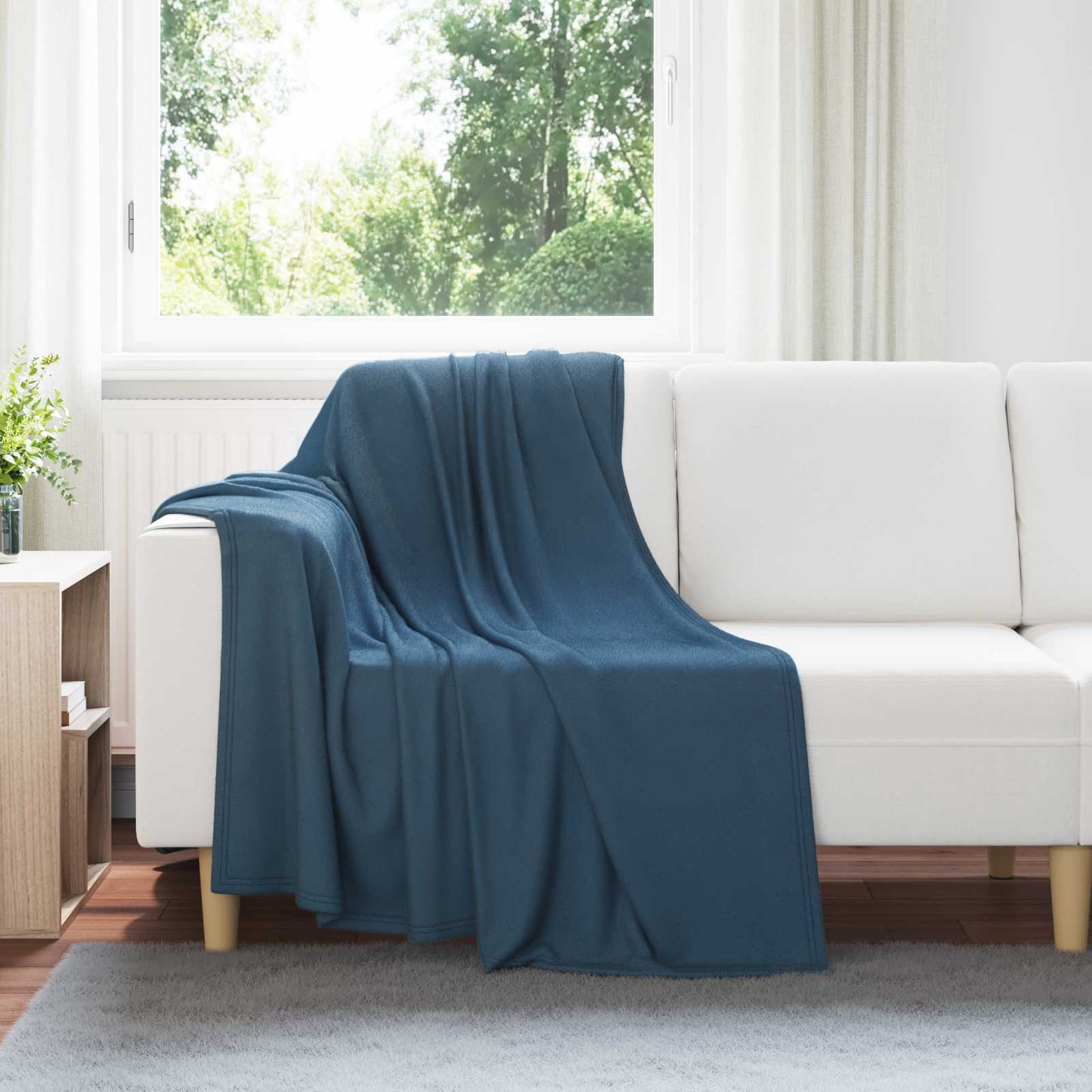 Kleden 6 pcs Marineblauw 170 x 130 cm Fleece is nu te koop bij PeponiXL, paradijselijk wonen!