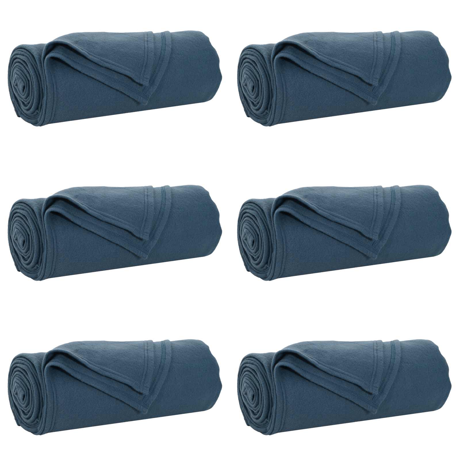 Kleden 6 pcs Marineblauw 170 x 130 cm Fleece is nu te koop bij PeponiXL, paradijselijk wonen!
