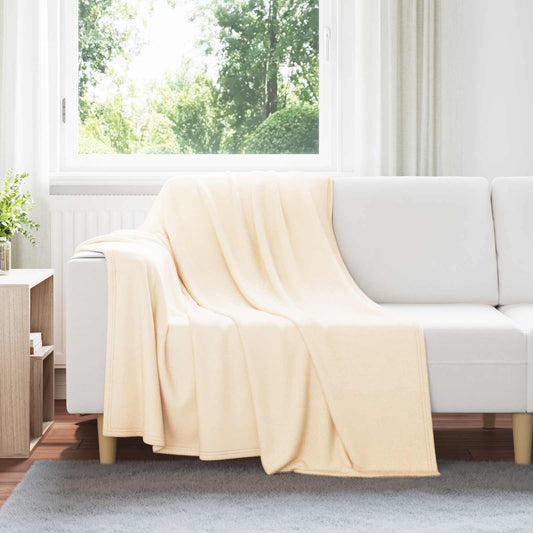Kleden 6 pcs Crème 200 x 150 cm Fleece is nu te koop bij PeponiXL, paradijselijk wonen!