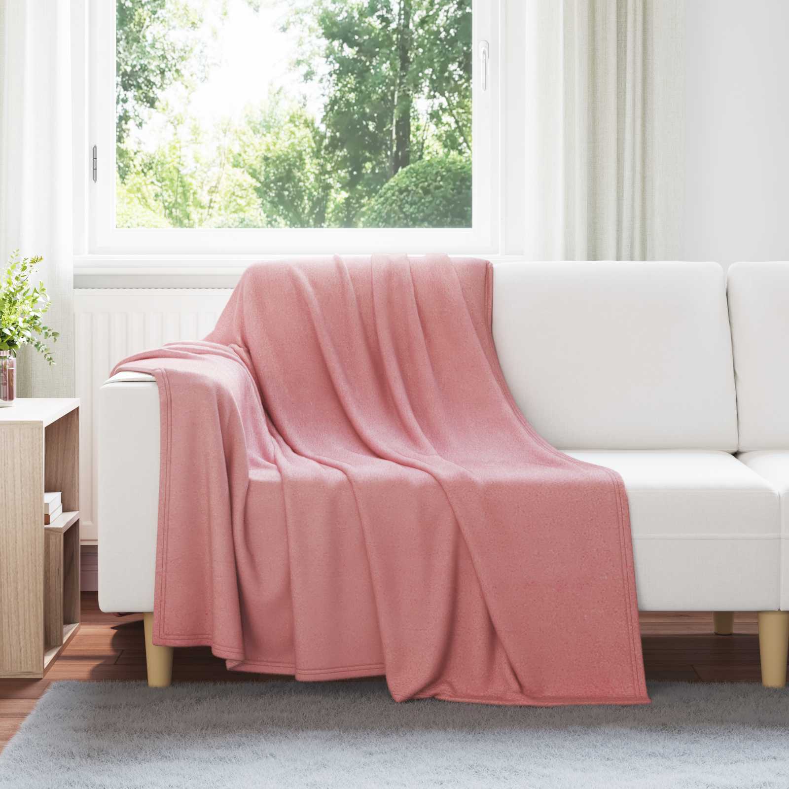 Kleden 6 pcs Roze 200 x 150 cm Fleece is nu te koop bij PeponiXL, paradijselijk wonen!