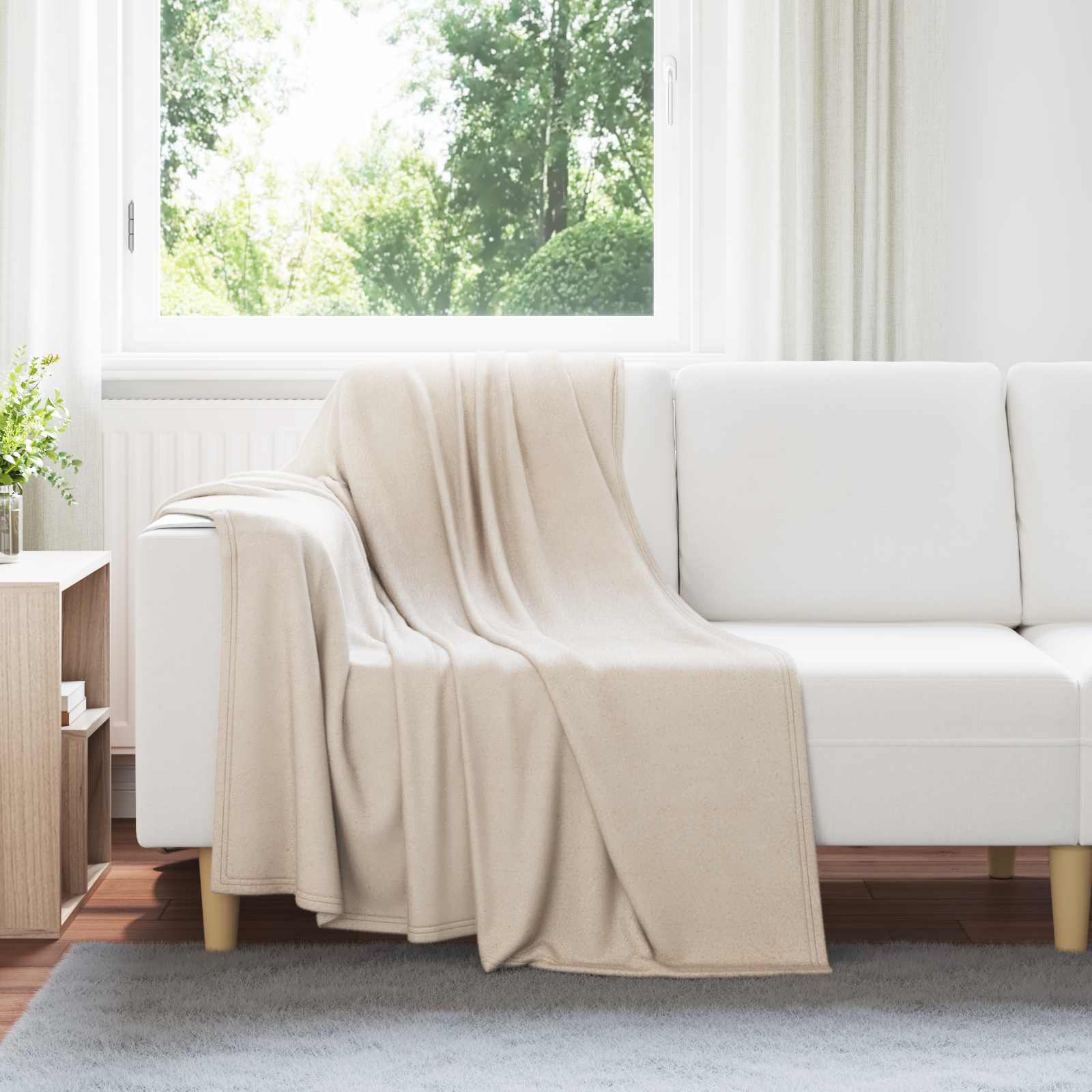 Kleden 24 pcs Beige 170 x 130 cm Fleece is nu te koop bij PeponiXL, paradijselijk wonen!