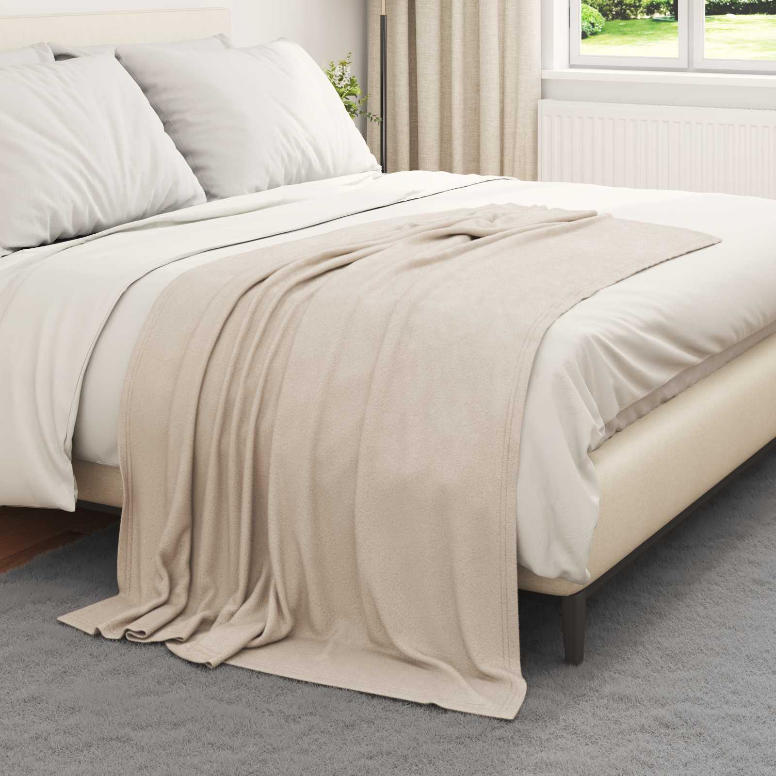 Kleden 24 pcs Beige 170 x 130 cm Fleece is nu te koop bij PeponiXL, paradijselijk wonen!