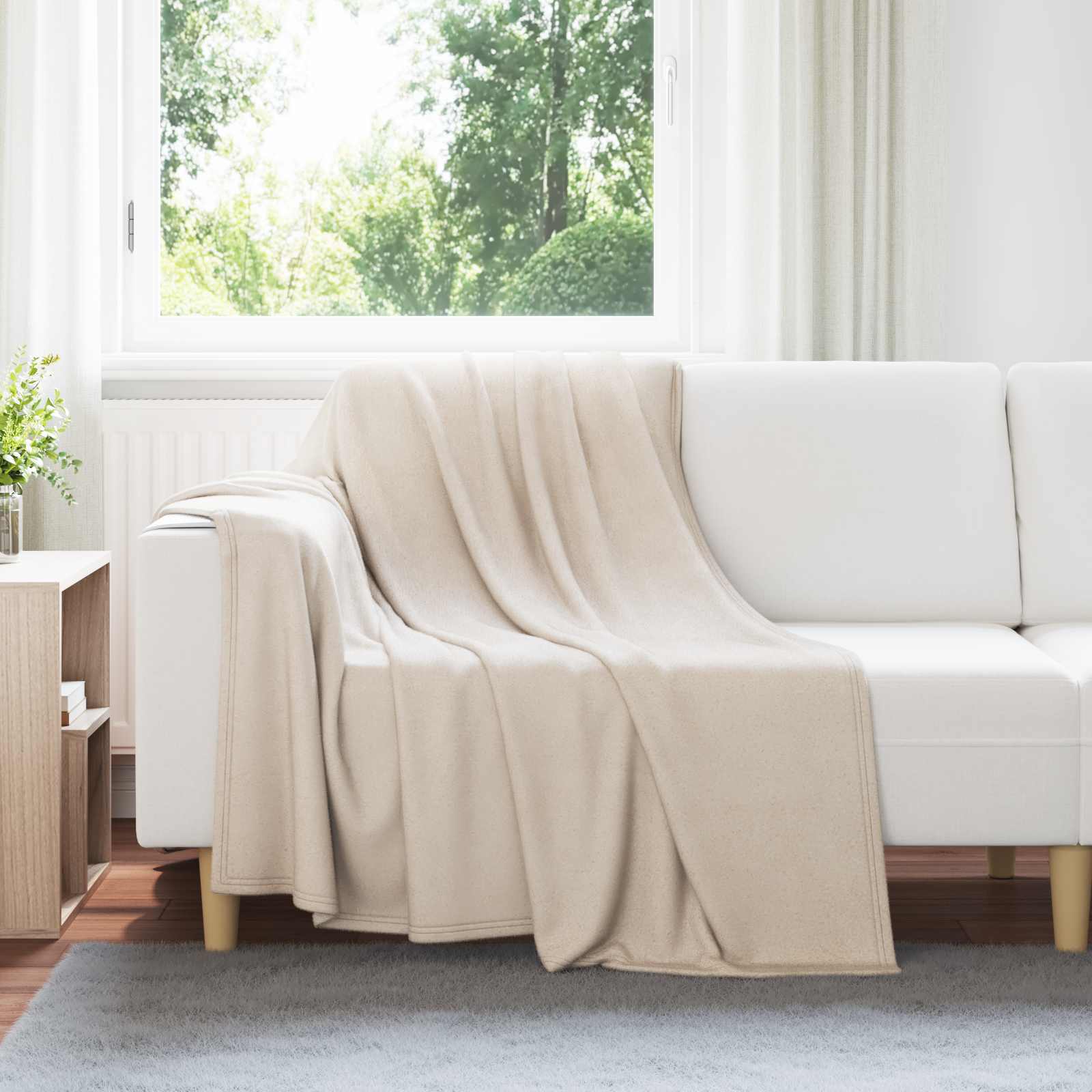 Kleden 24 pcs Beige 200 x 150 cm Fleece is nu te koop bij PeponiXL, paradijselijk wonen!