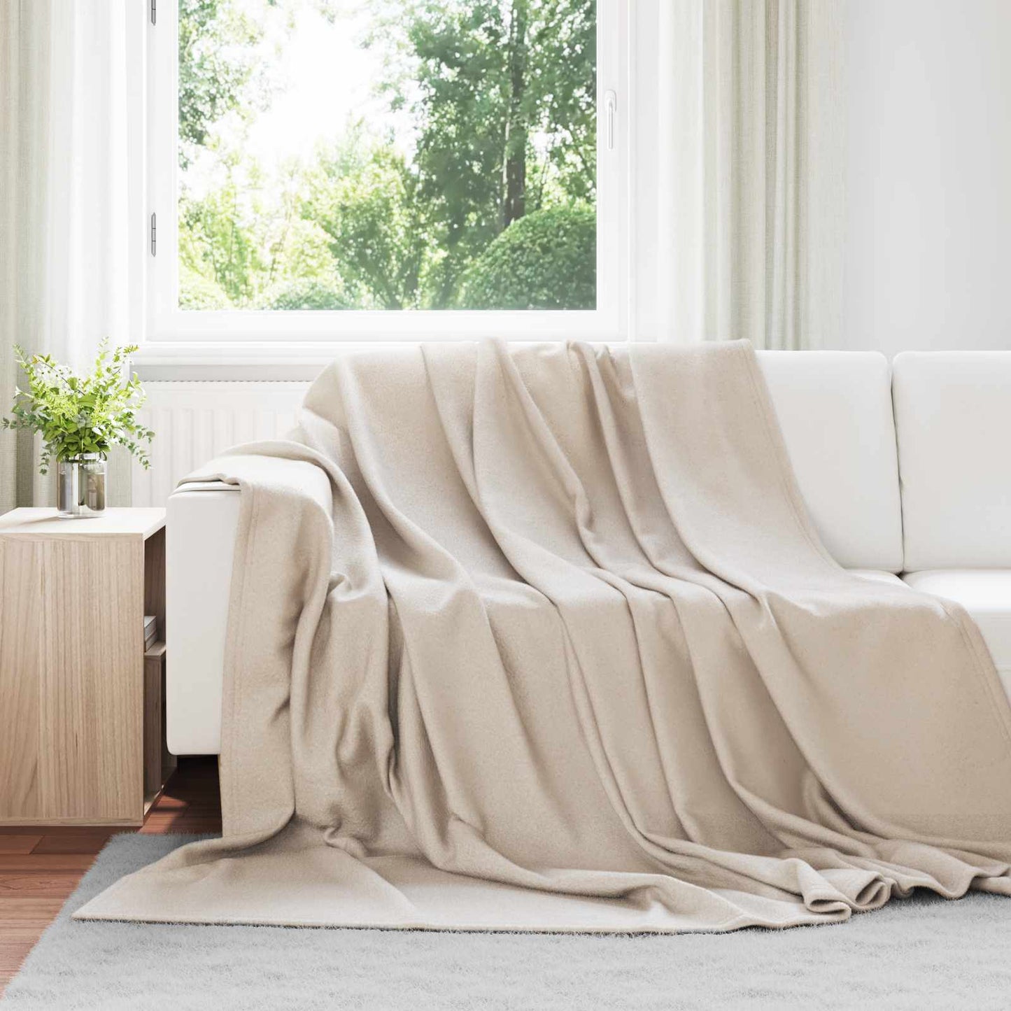 Kleden 24 pcs Beige 240 x 220 cm Fleece is nu te koop bij PeponiXL, paradijselijk wonen!