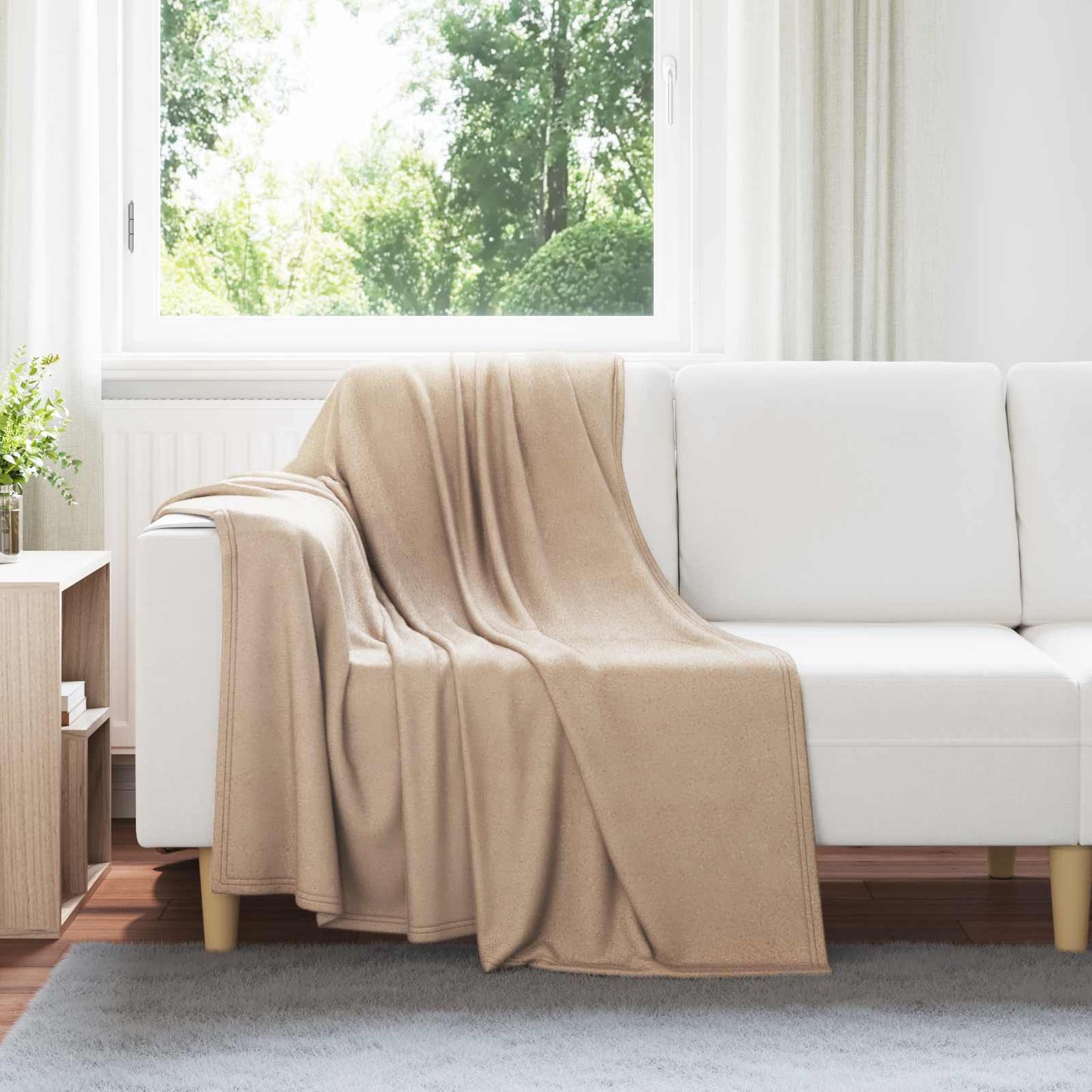 Kleden 24 pcs Kameel 170 x 130 cm Fleece is nu te koop bij PeponiXL, paradijselijk wonen!