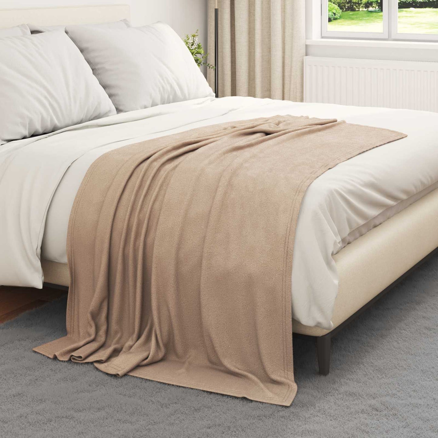 Kleden 24 pcs Kameel 170 x 130 cm Fleece is nu te koop bij PeponiXL, paradijselijk wonen!