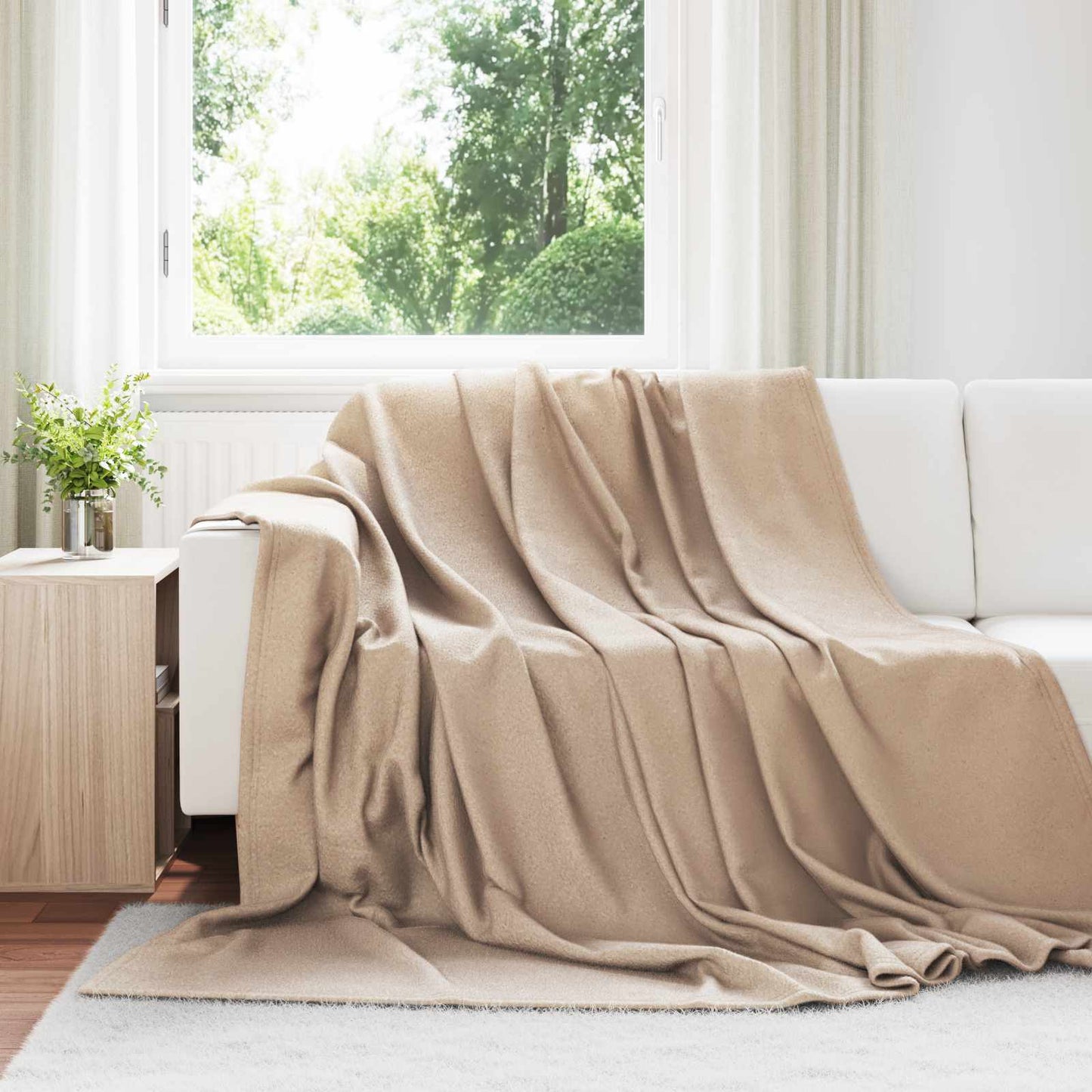 Kleden 24 pcs Kameel 240 x 220 cm Fleece is nu te koop bij PeponiXL, paradijselijk wonen!
