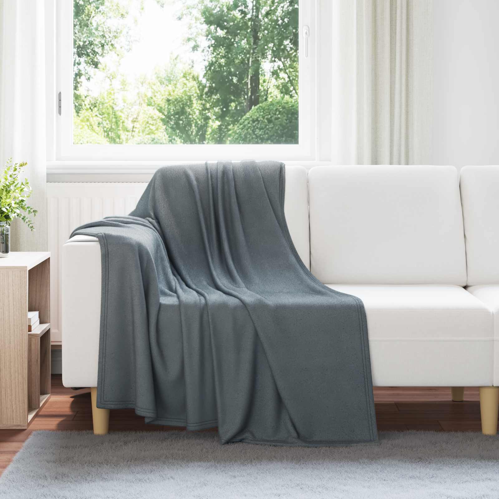 Kleden 24 pcs Donkergrijs 170 x 130 cm Fleece is nu te koop bij PeponiXL, paradijselijk wonen!