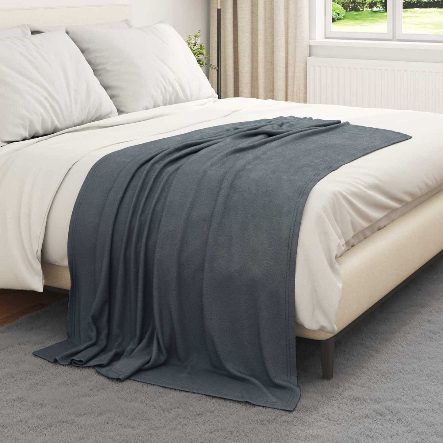 Kleden 24 pcs Donkergrijs 170 x 130 cm Fleece is nu te koop bij PeponiXL, paradijselijk wonen!