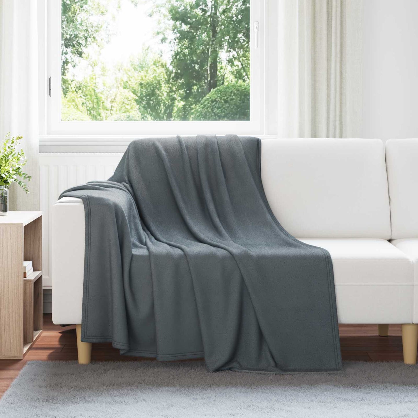 Kleden 24 pcs Donkergrijs 200 x 150 cm Fleece is nu te koop bij PeponiXL, paradijselijk wonen!